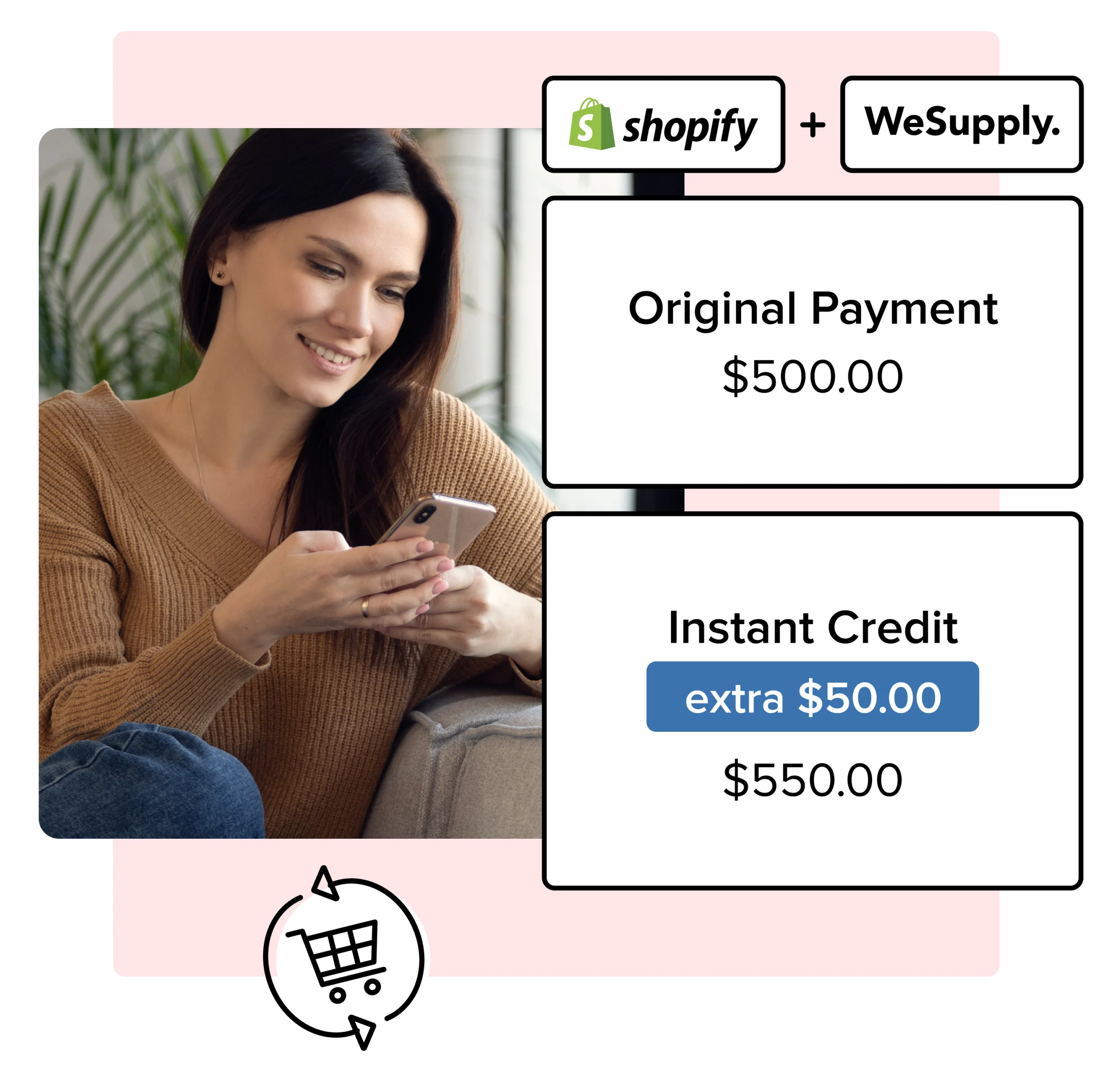 WeSupply Instant Credit with Exchanges