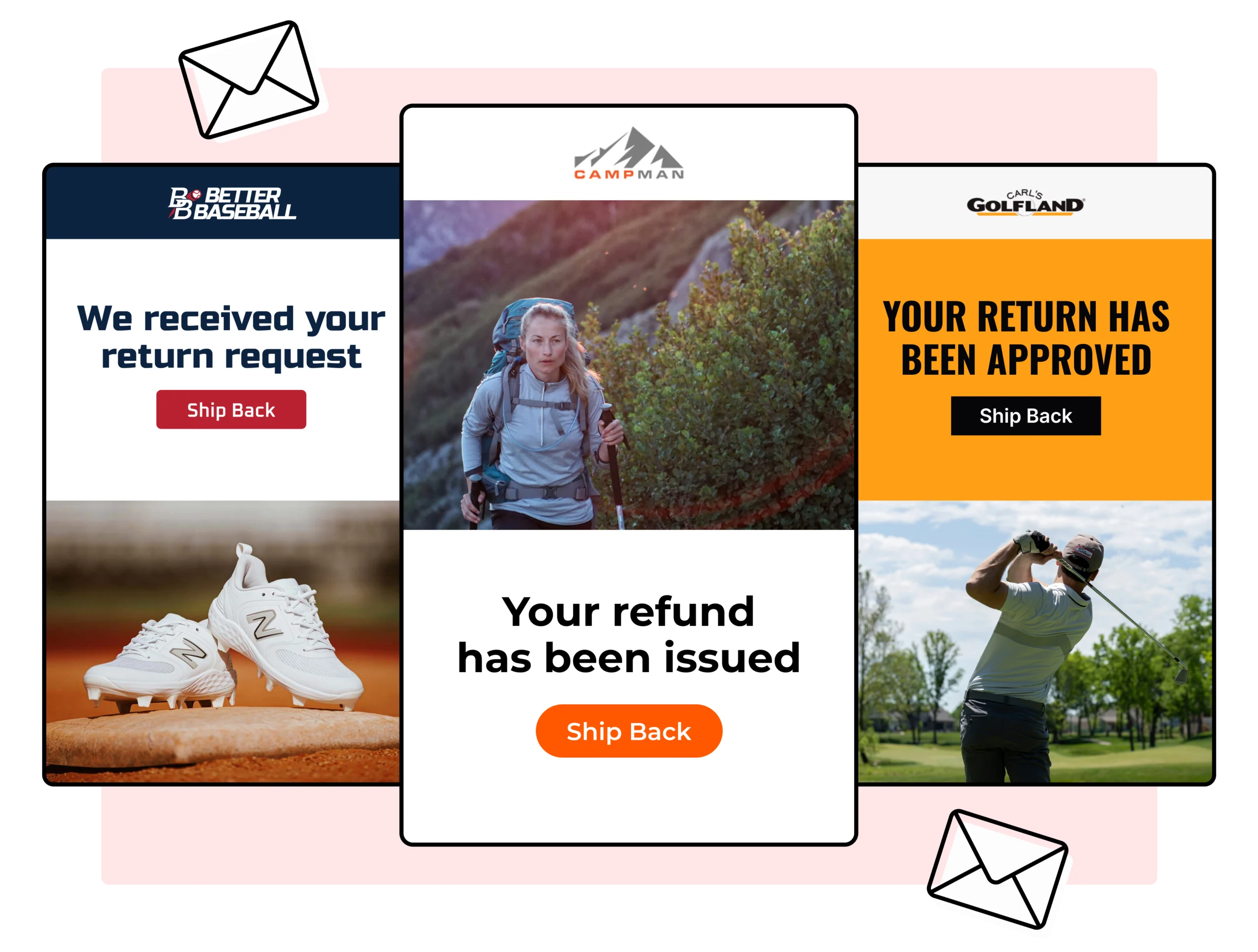 Beter Basebal CampMan Carls Golfland using WeSupply return notifications