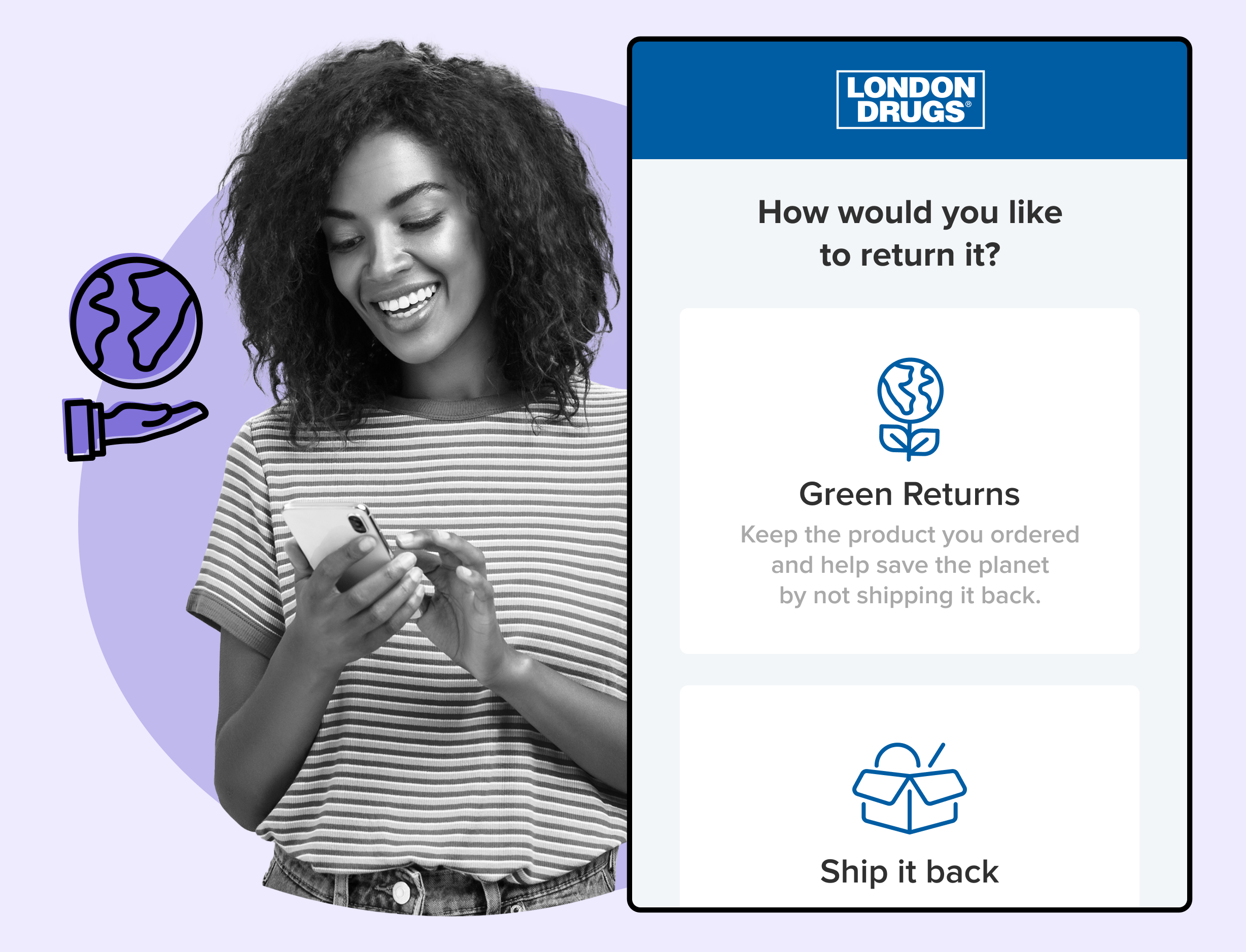 London Drugs using WeSupply green returns