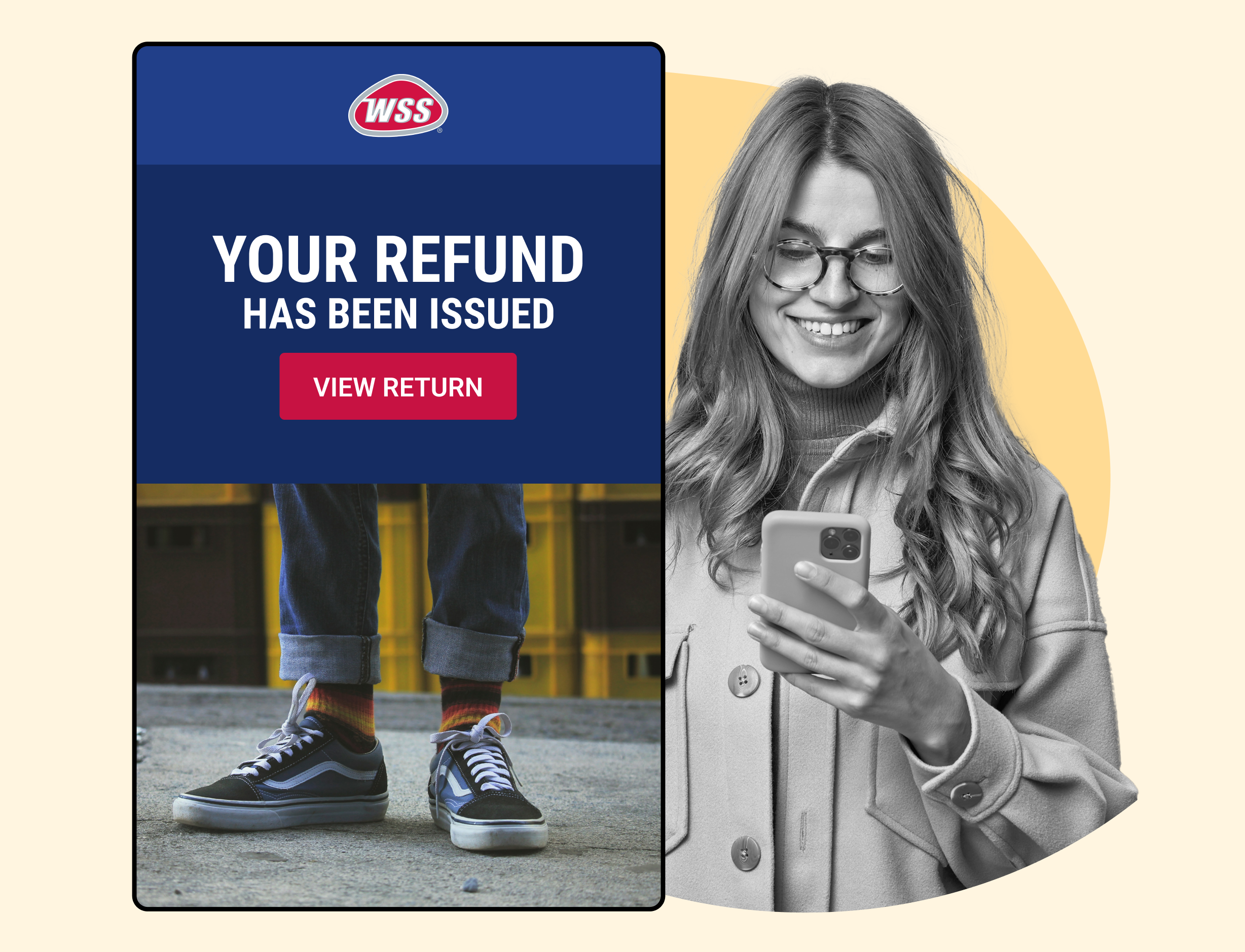 shop WSS using WeSupply return notifications