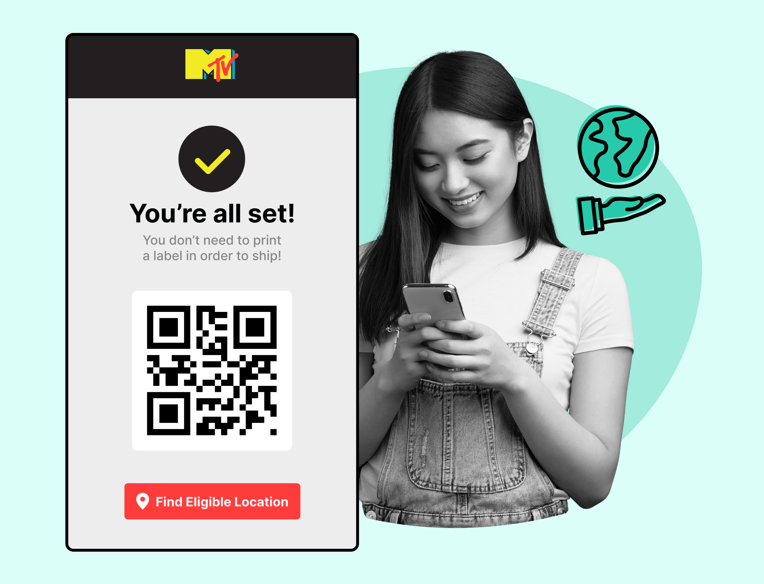 MTV using WeSupply QR labels