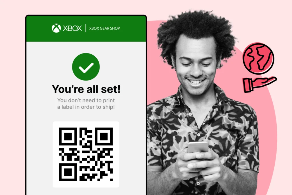 xbox using WeSupply QR labels