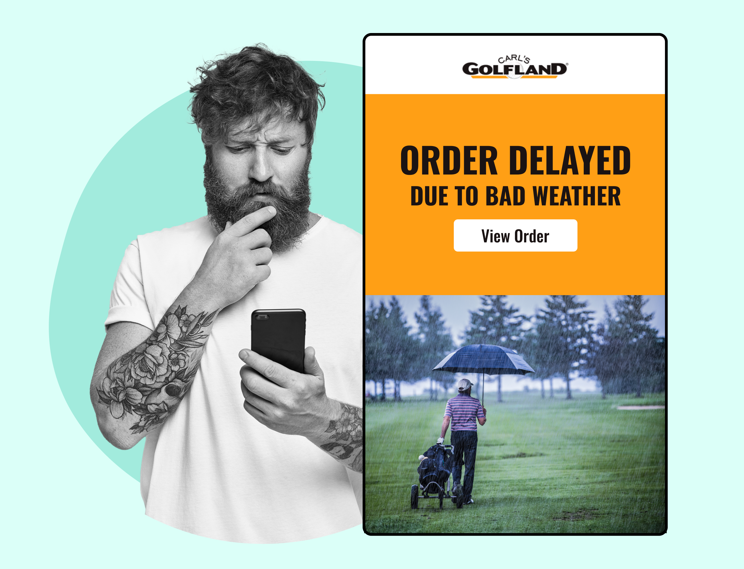 Carls Golfland using WeSupply shipping notifications
