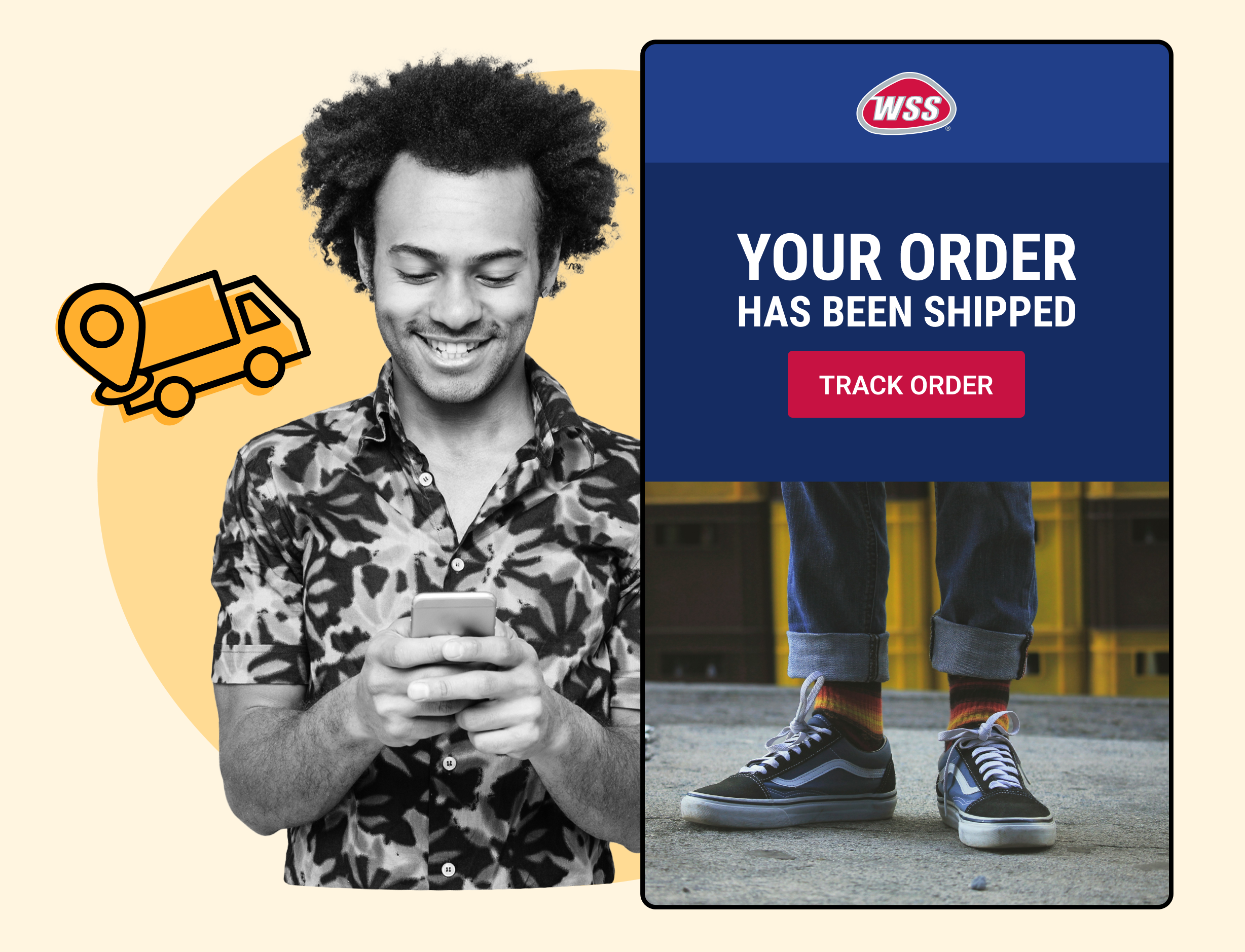 Shop WSS using WeSupply shipping notifications