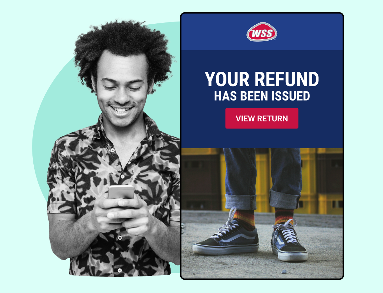 shop WSS using WeSupply return notifications