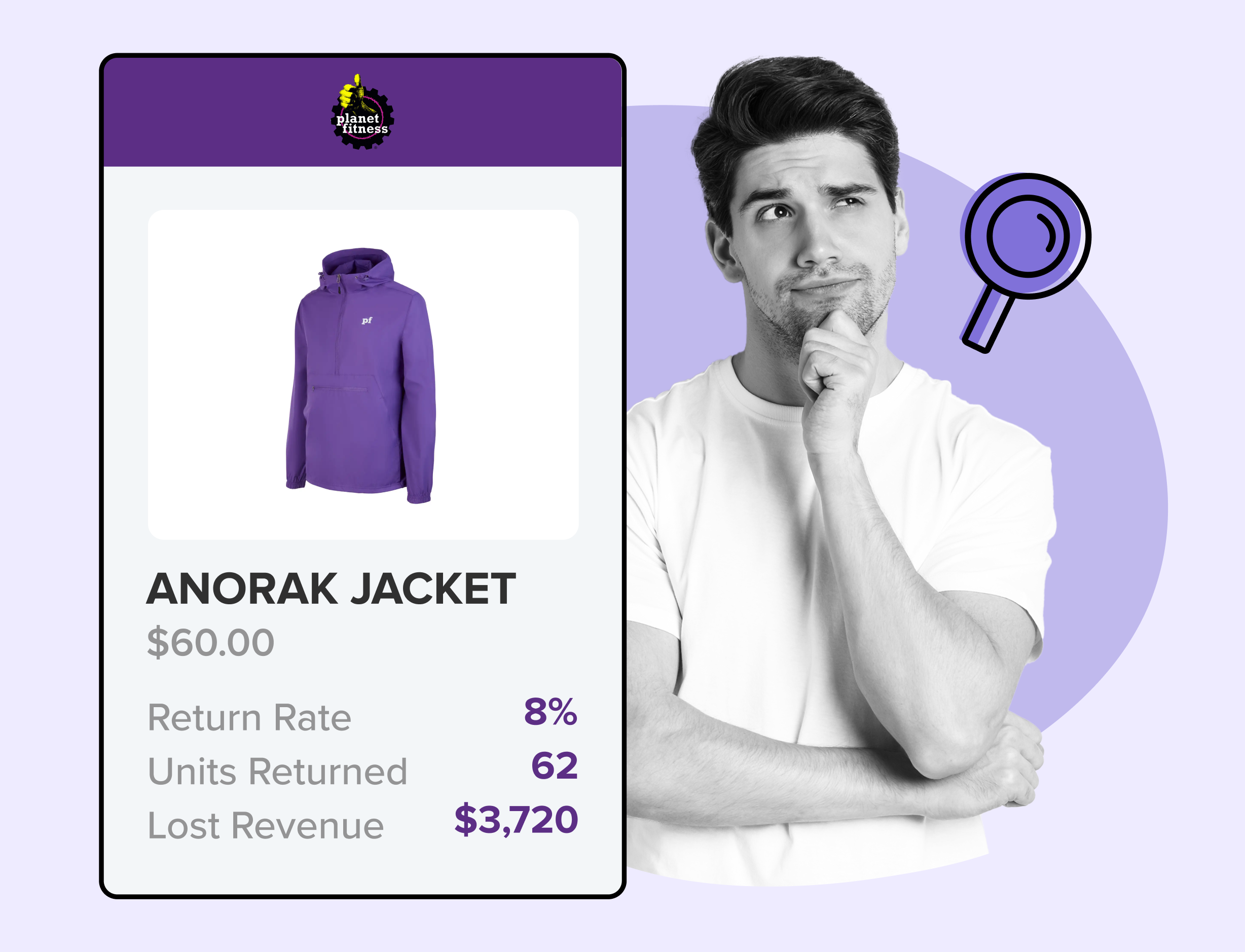 planet fitness using WeSupply returns analytics