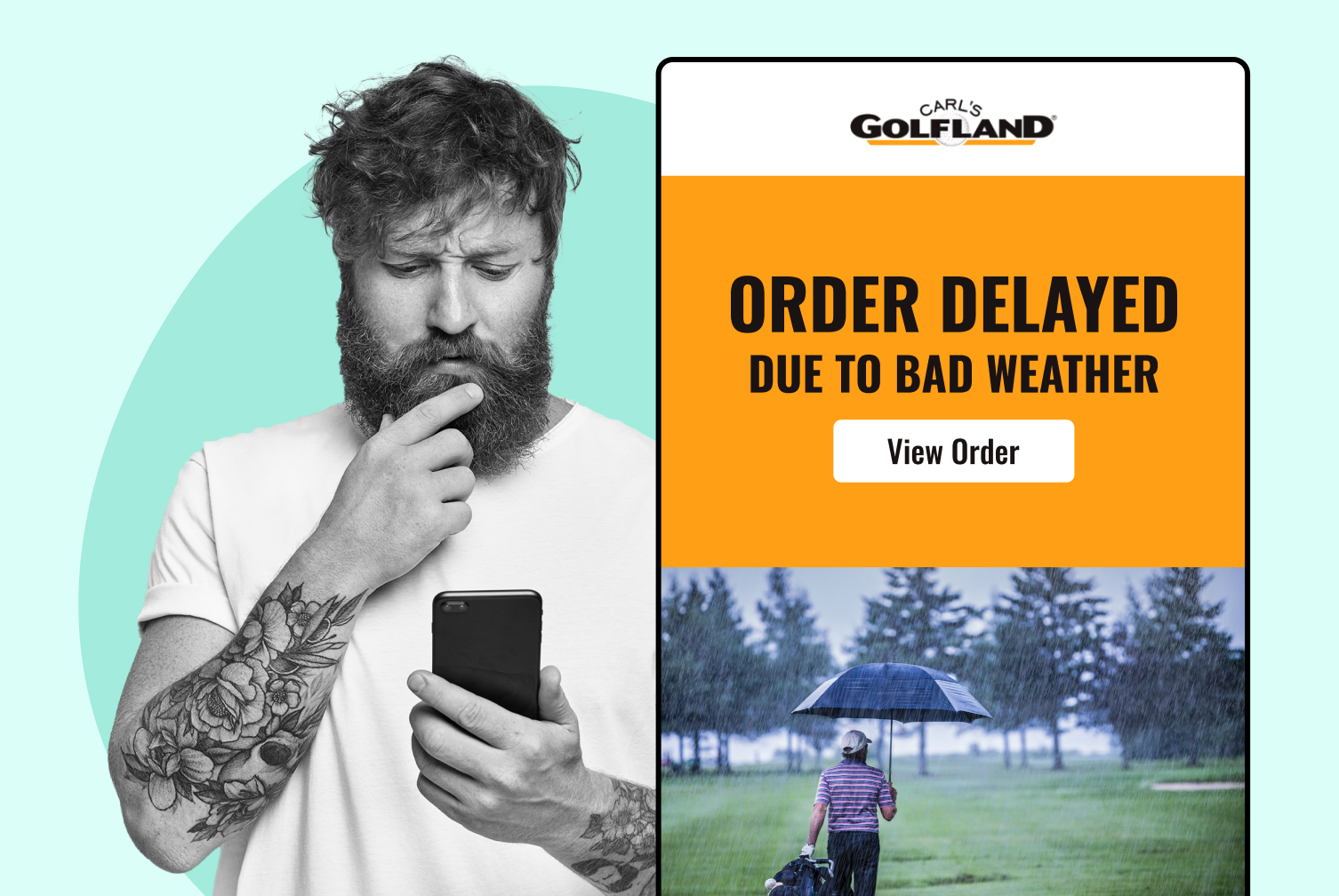 Carls Golfland using WeSupply shipping notifications