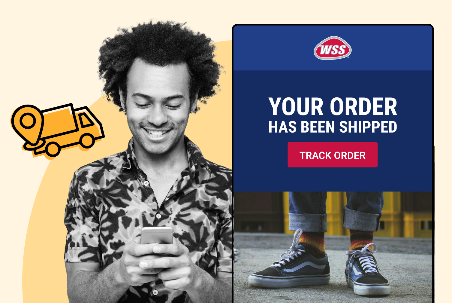 Shop WSS using WeSupply shipping notifications