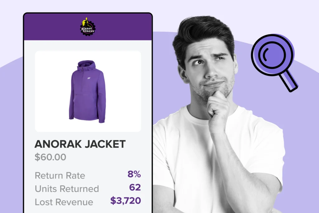 planet fitness using WeSupply returns analytics