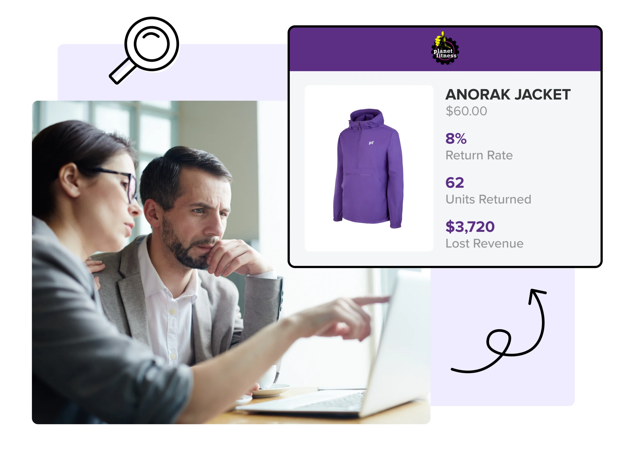 Planet Fitness using WeSupply return analytics