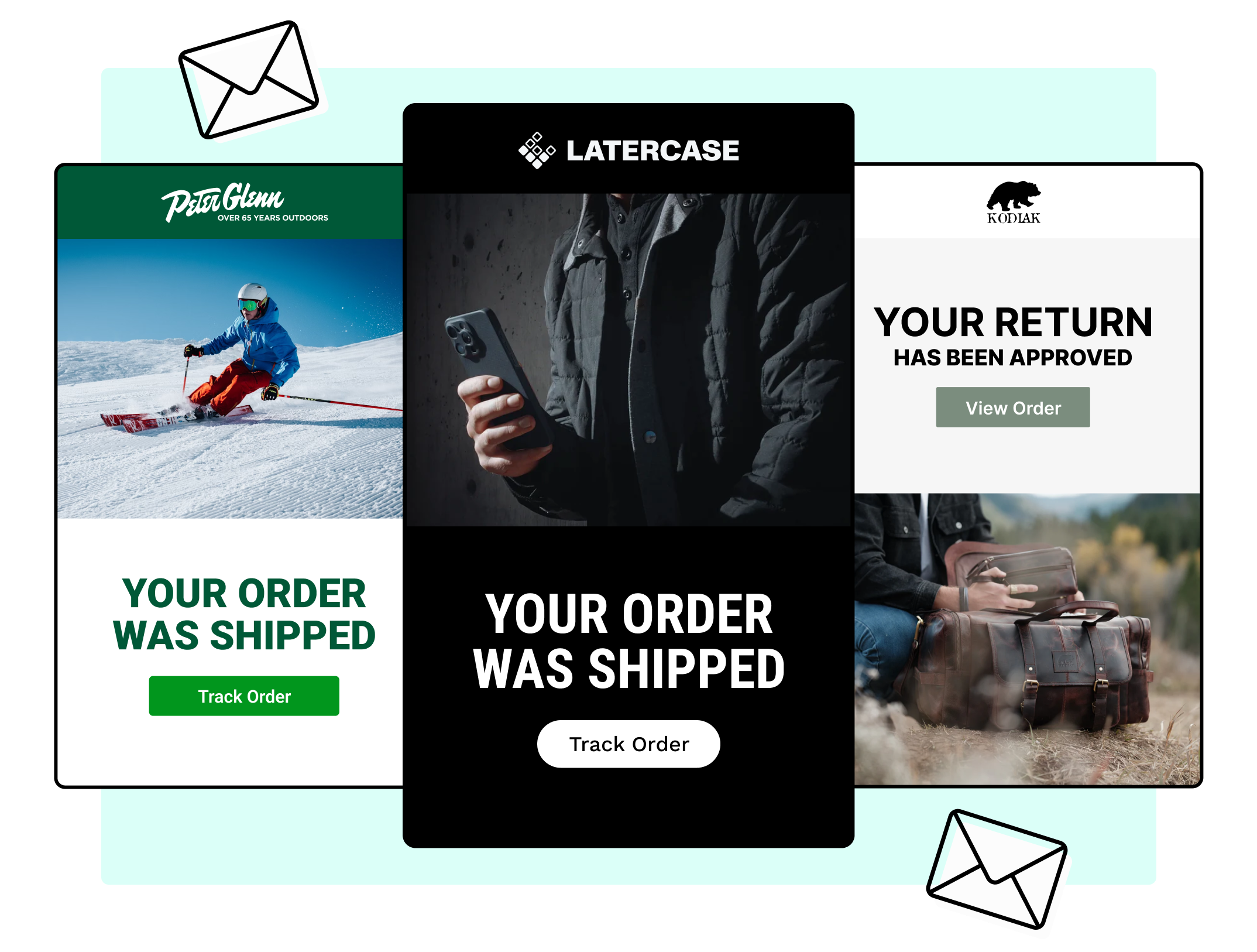 Kodiak Leather Peter Glenn and Latercase using WeSupply return notifications