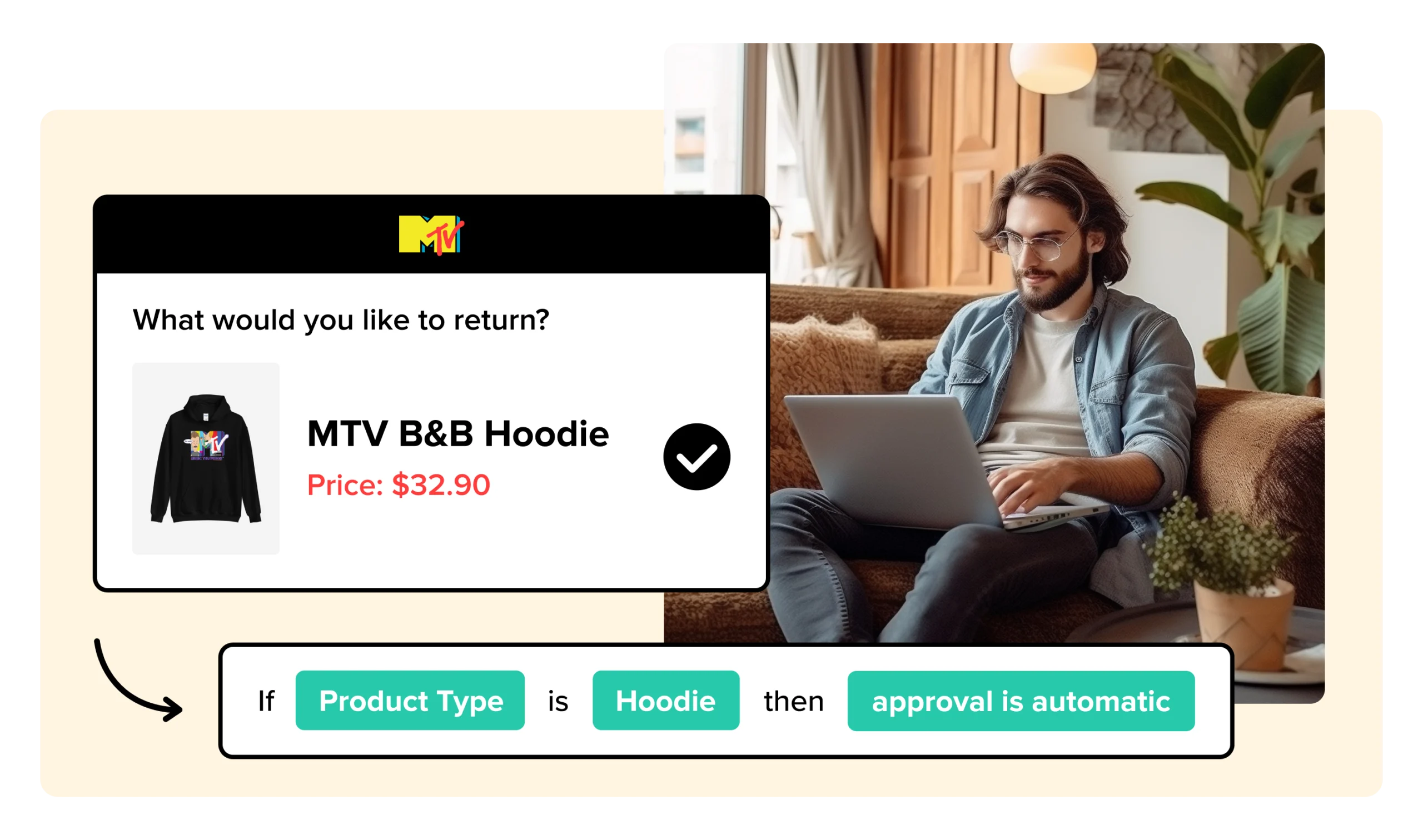 MTV using WeSupply automated returns