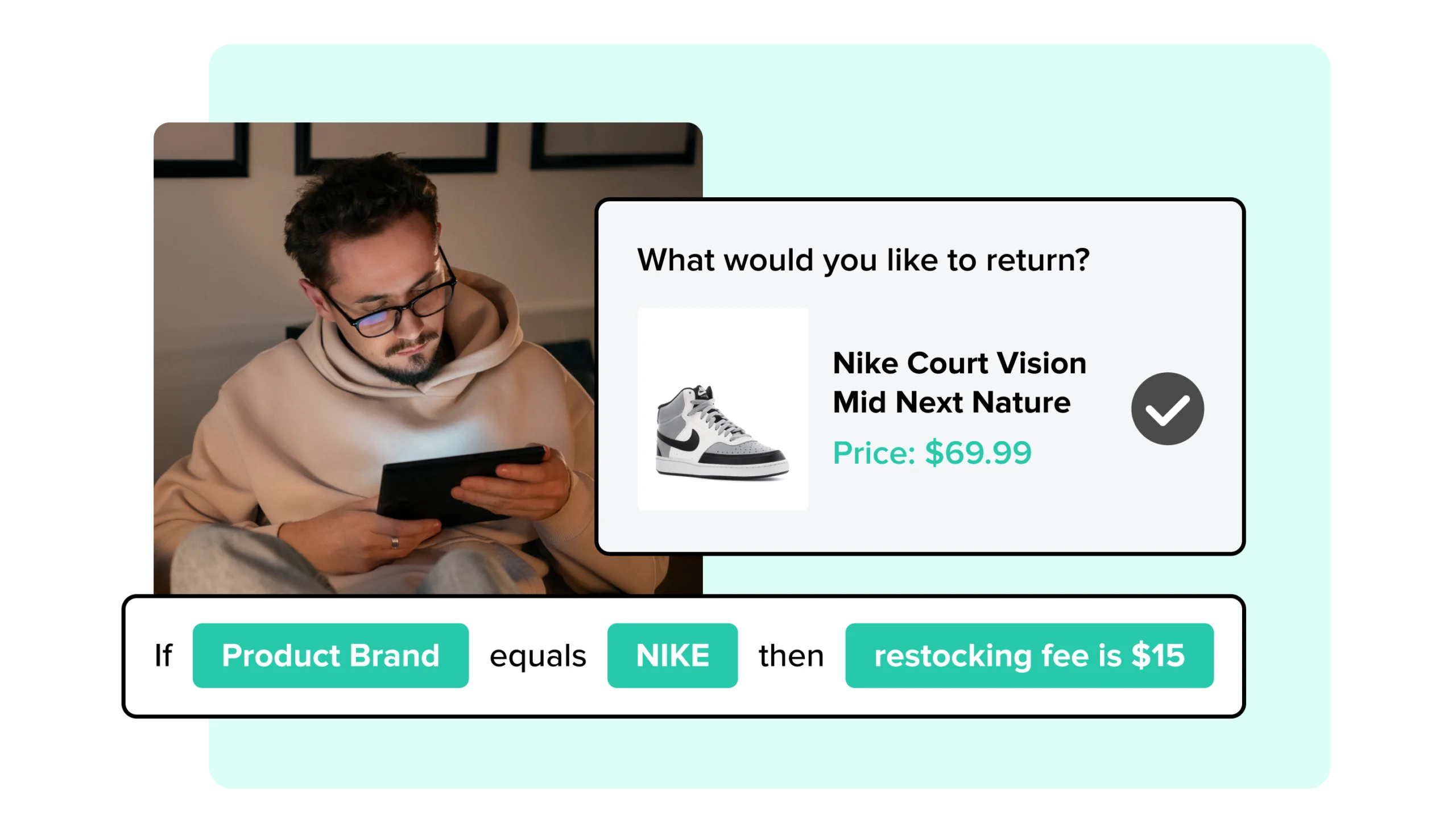 WeSupply automated restocking fee