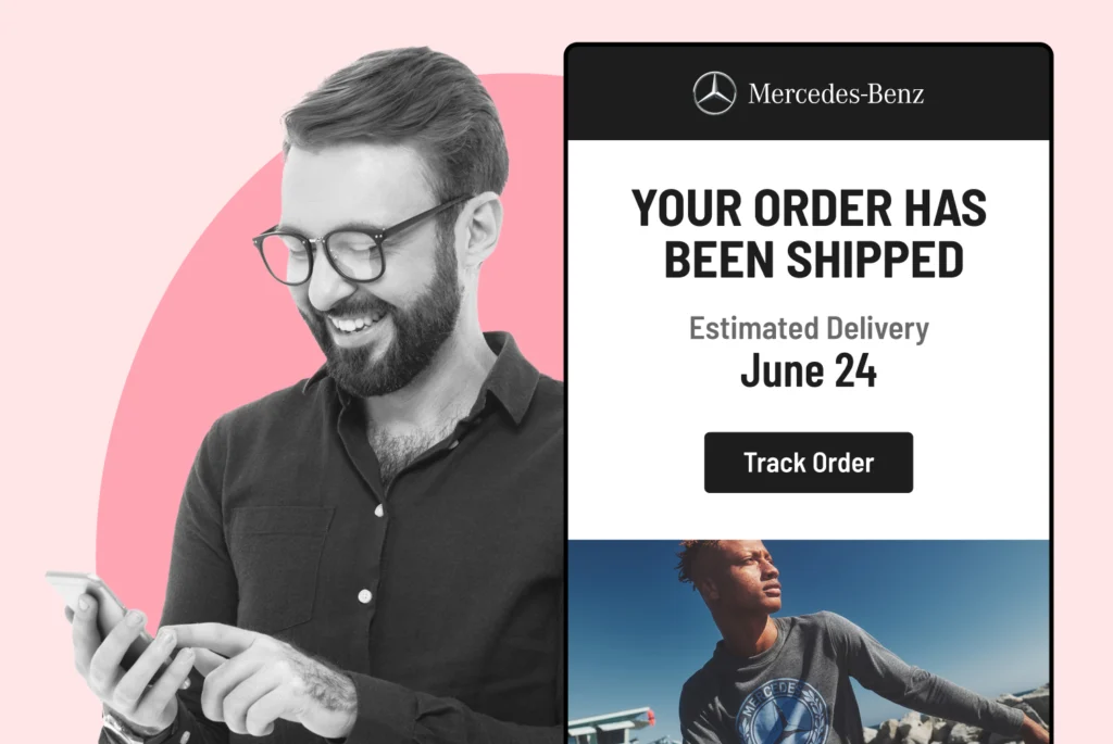 Mercedes Benz using WeSupply shipping notifications