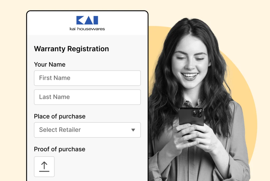 KAI USA using 3rd party warranty registration