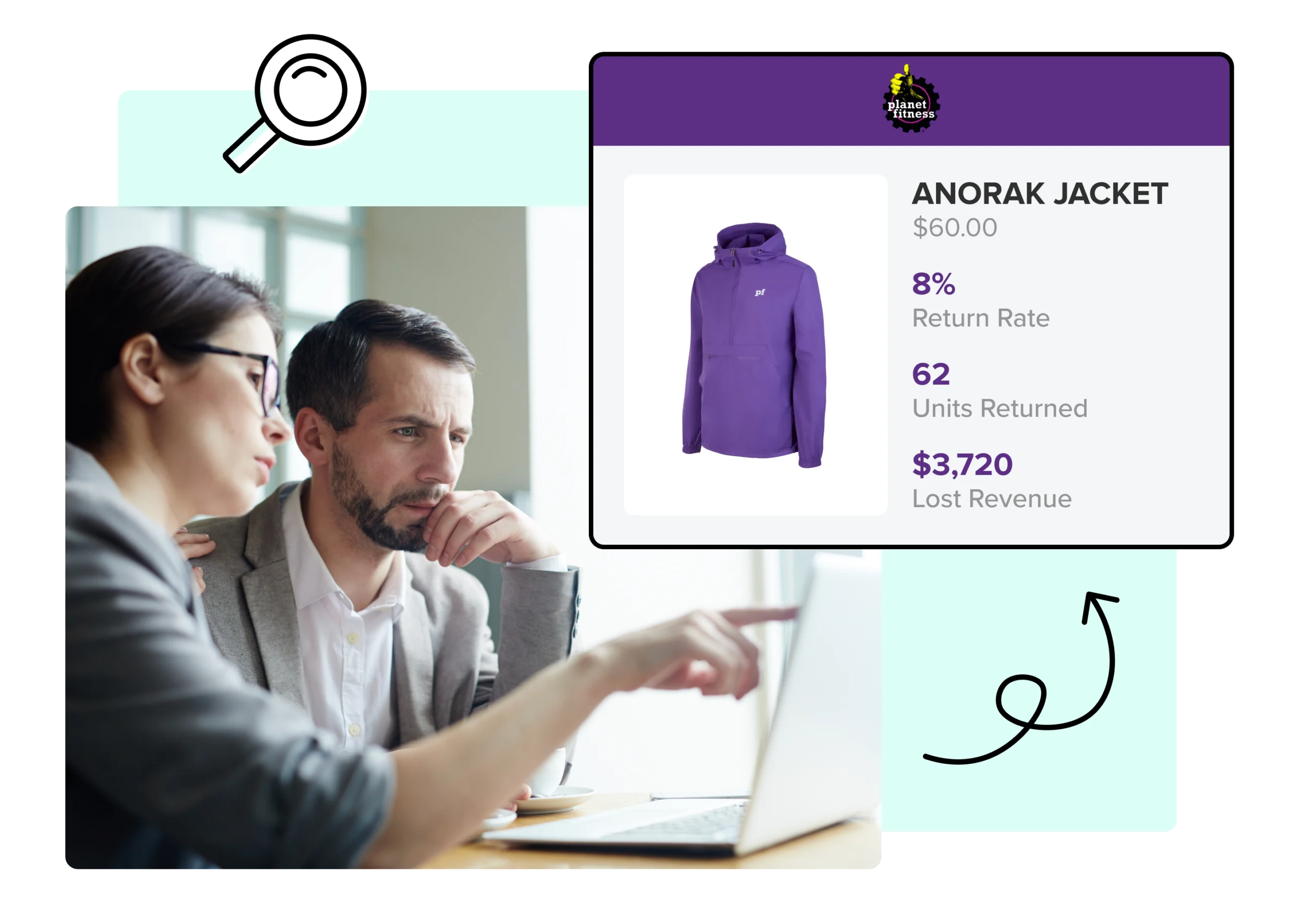 Planet Fitness using WeSupply return analytics