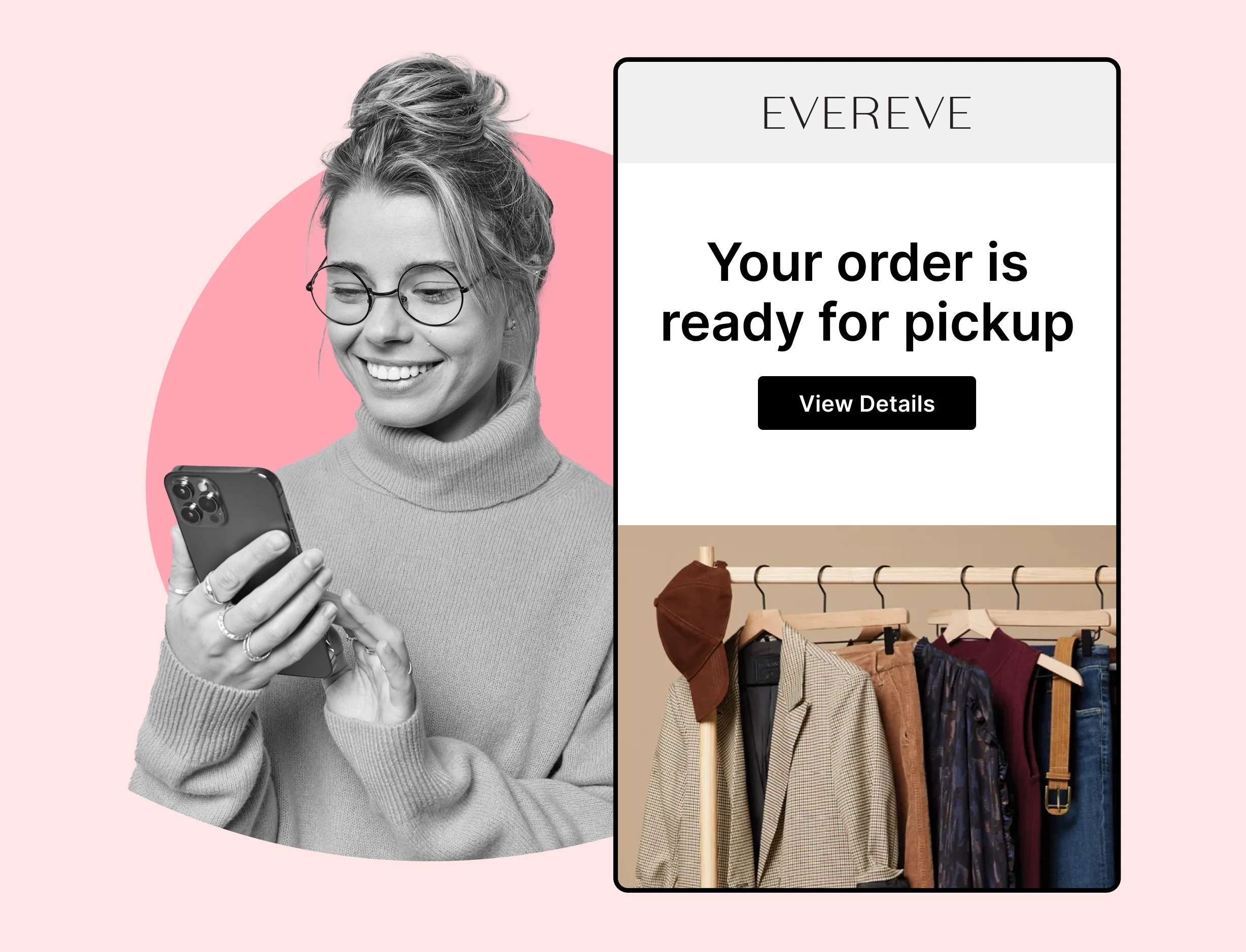 Evereve using WeSupply order pickup notifications