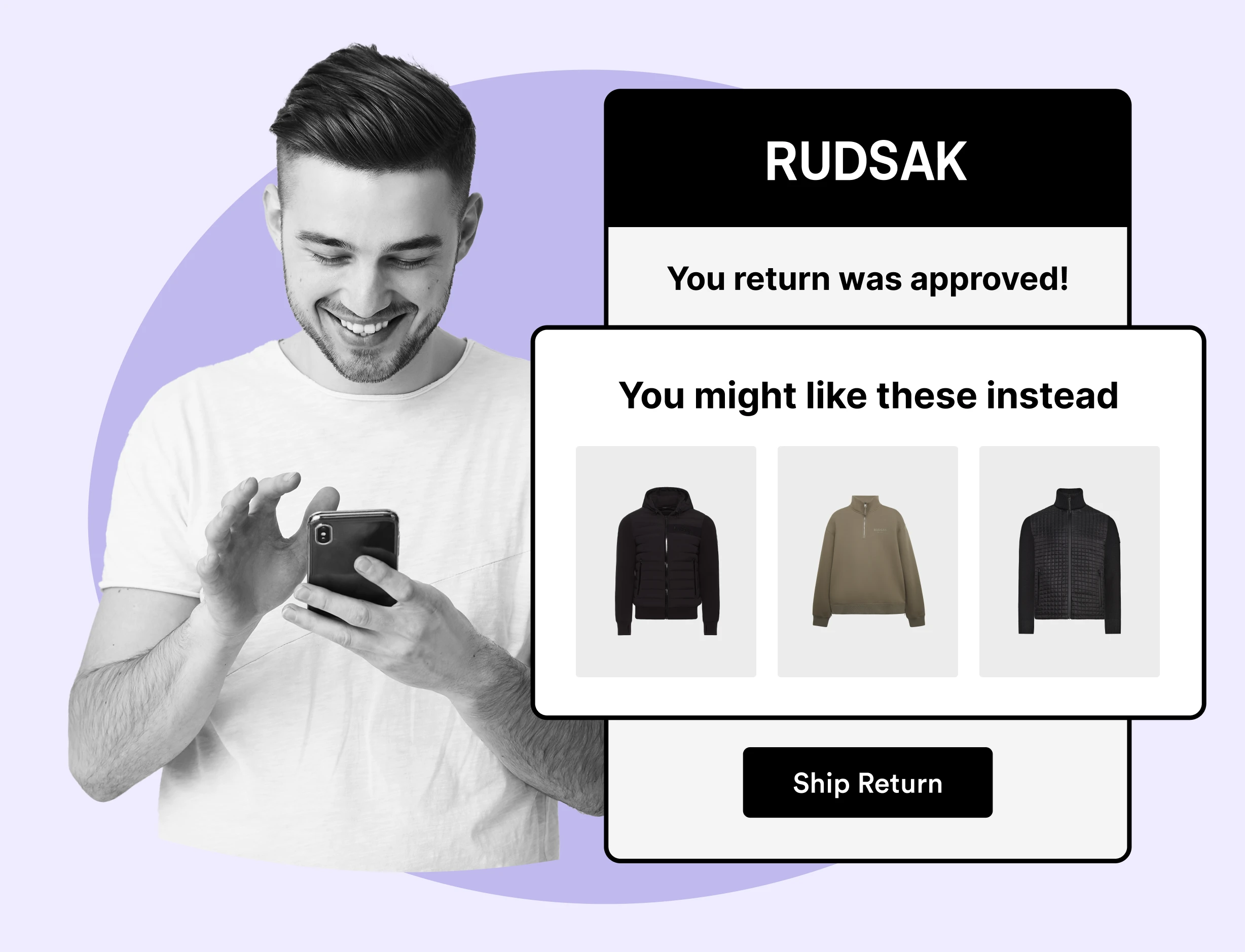 Rudsak using WeSupply product recommendations