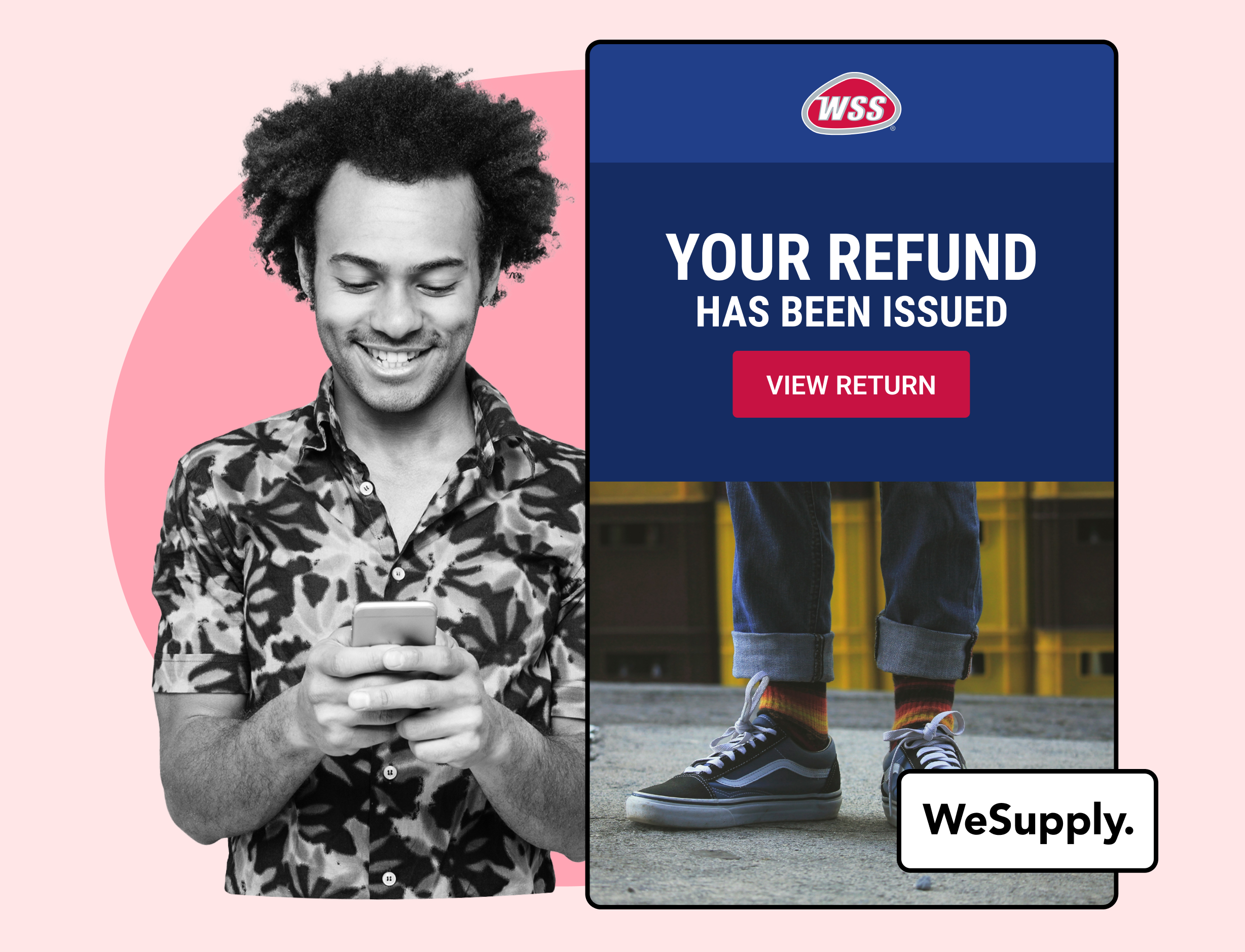 Shop WSS using WeSupply return notifications
