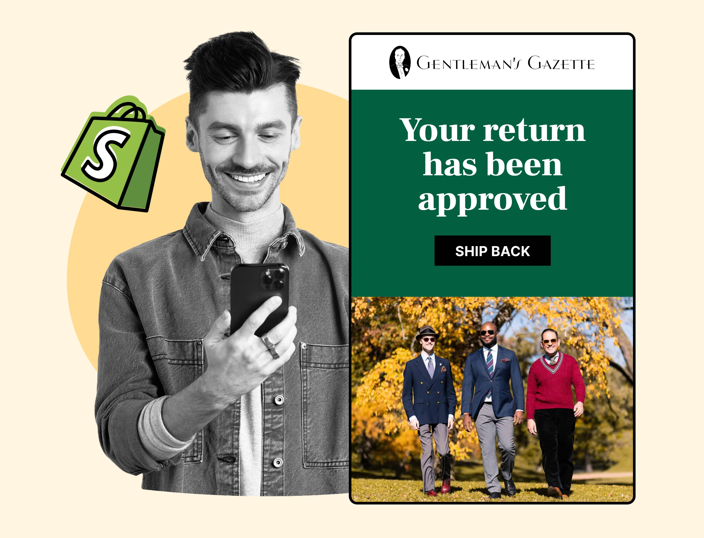 Gentlemans Gazette using WeSupply return notifications