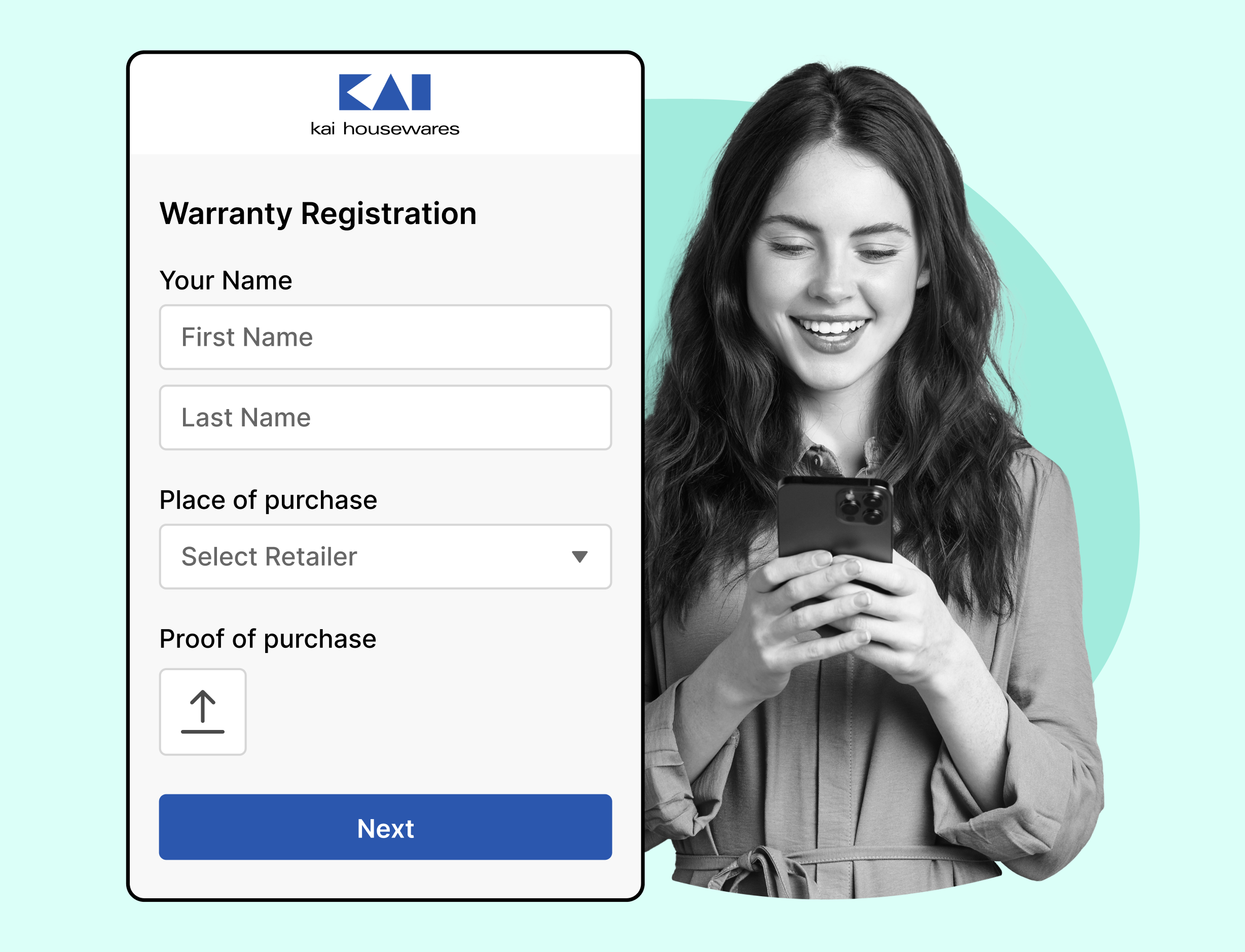 KAI USA using WeSupply warranty 3rd party product registration