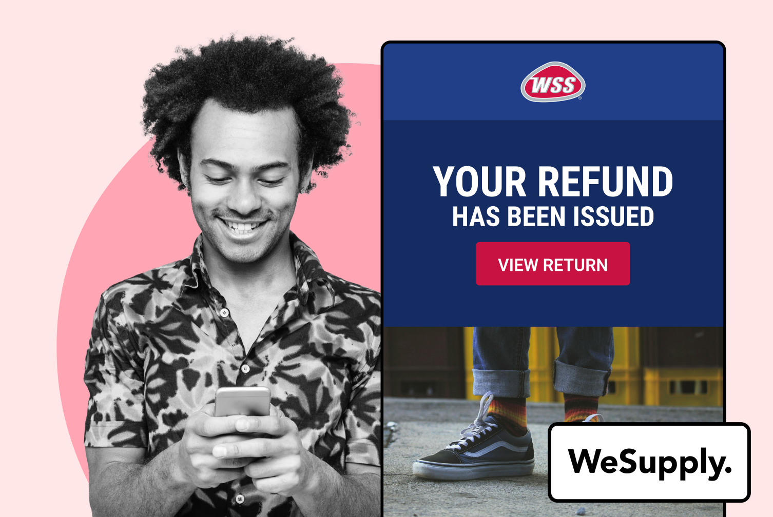 Shop WSS using WeSupply return notifications