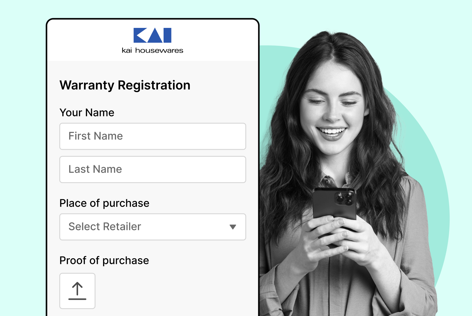 KAI USA using WeSupply warranty 3rd party product registration