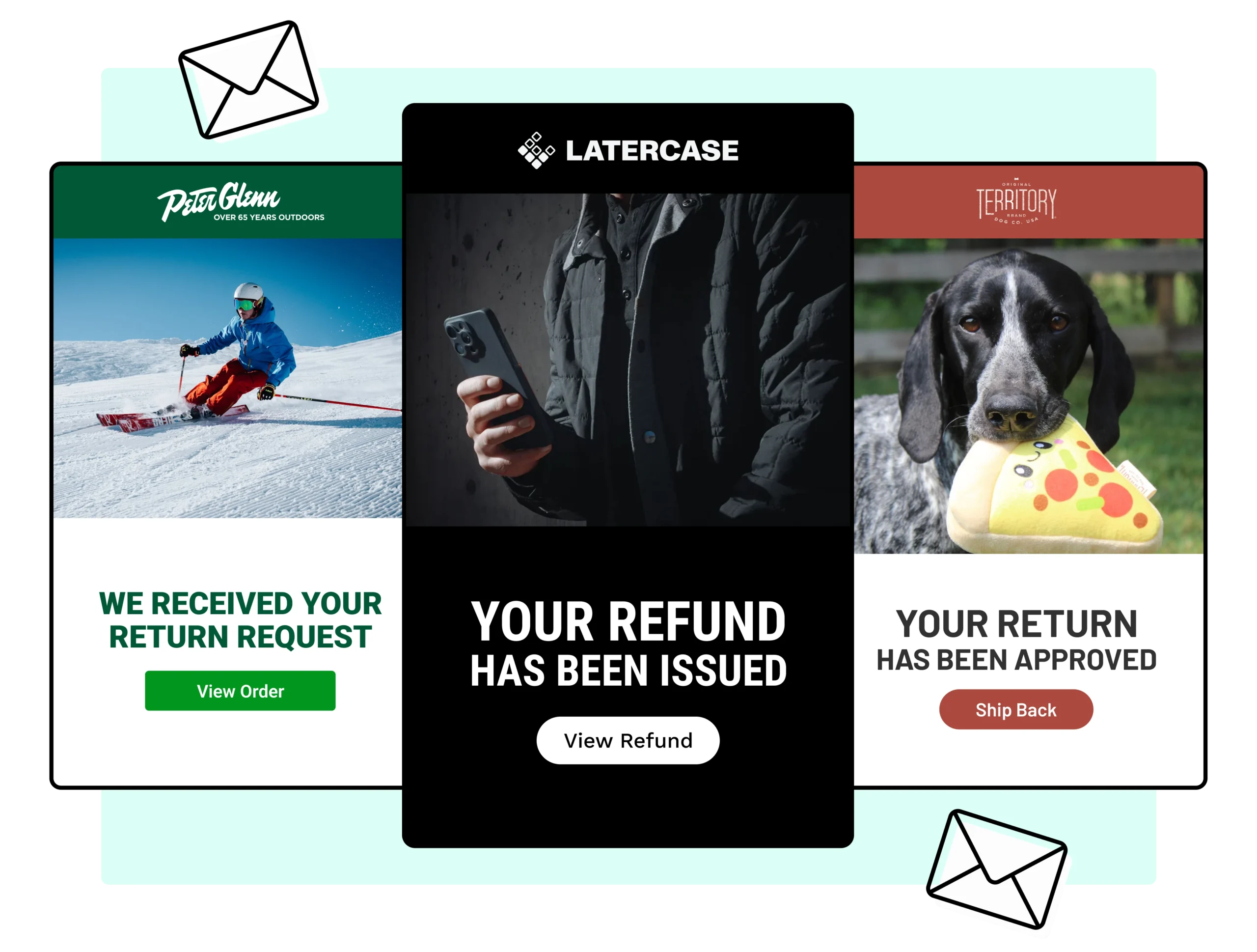 WeSupply return Notifications - Latercase Peter Glenn Territory