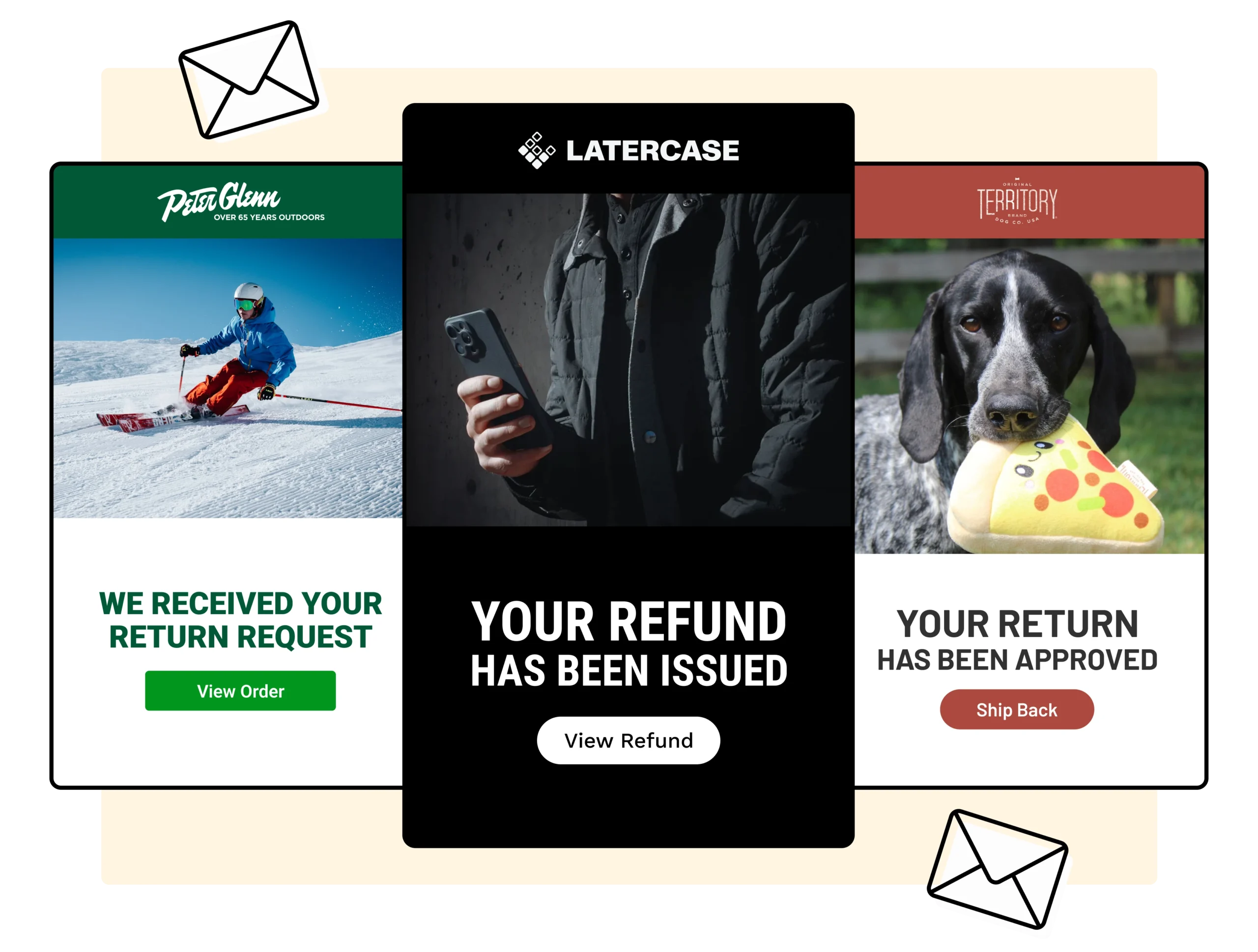 WeSupply return Notifications - Latercase Peter Glenn Territory