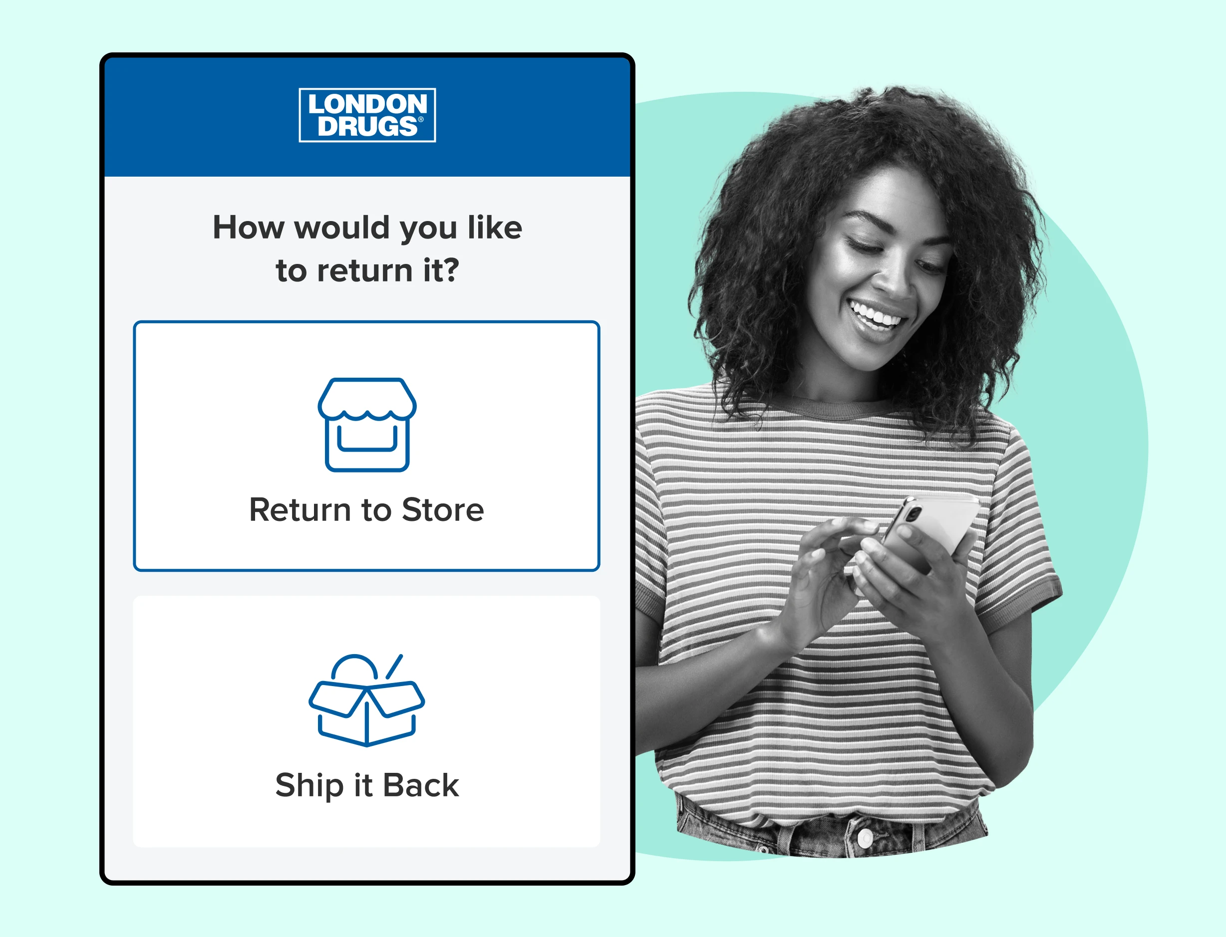 London Drugs using WeSupply return to store