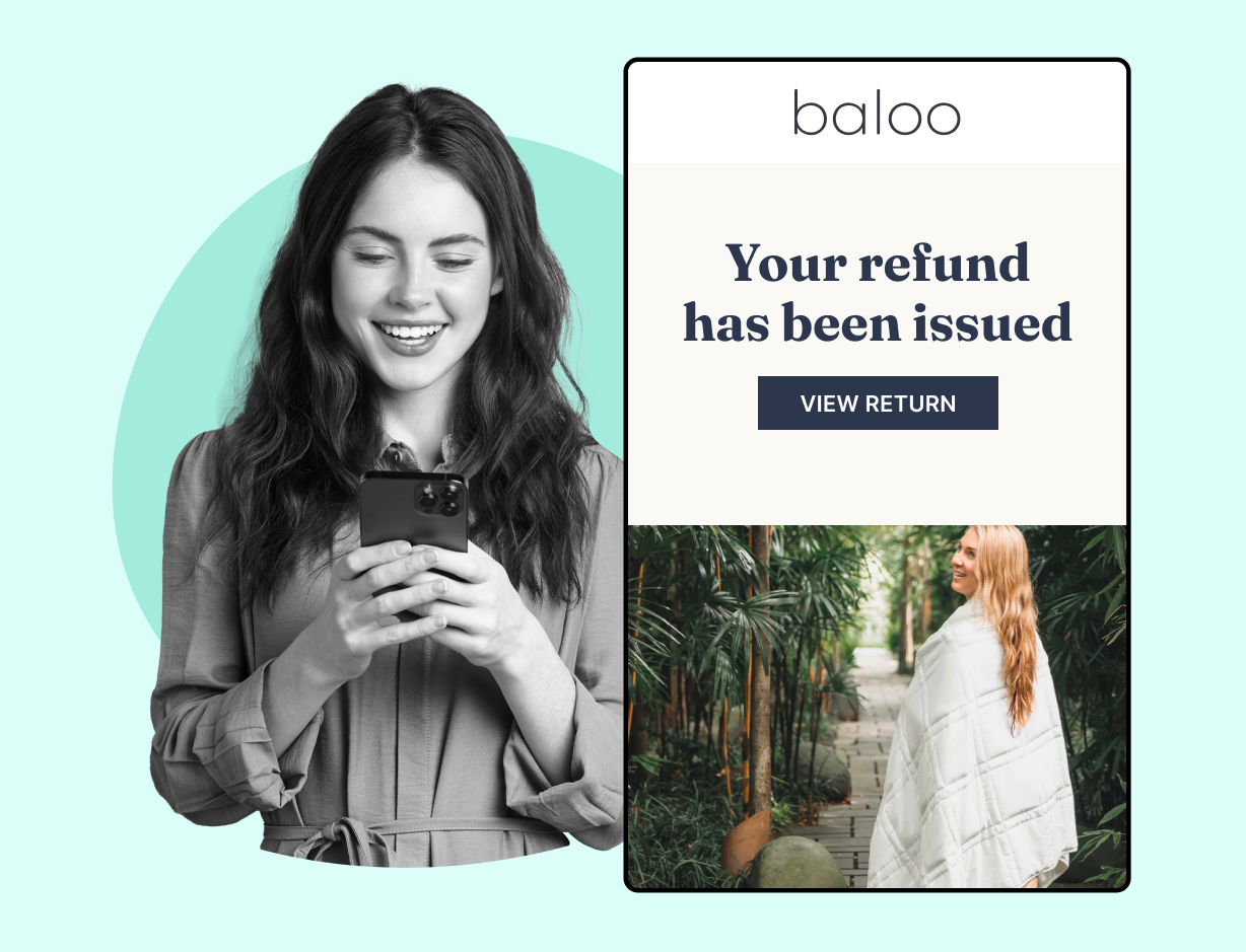 Baloo Living using WeSupply return notifications