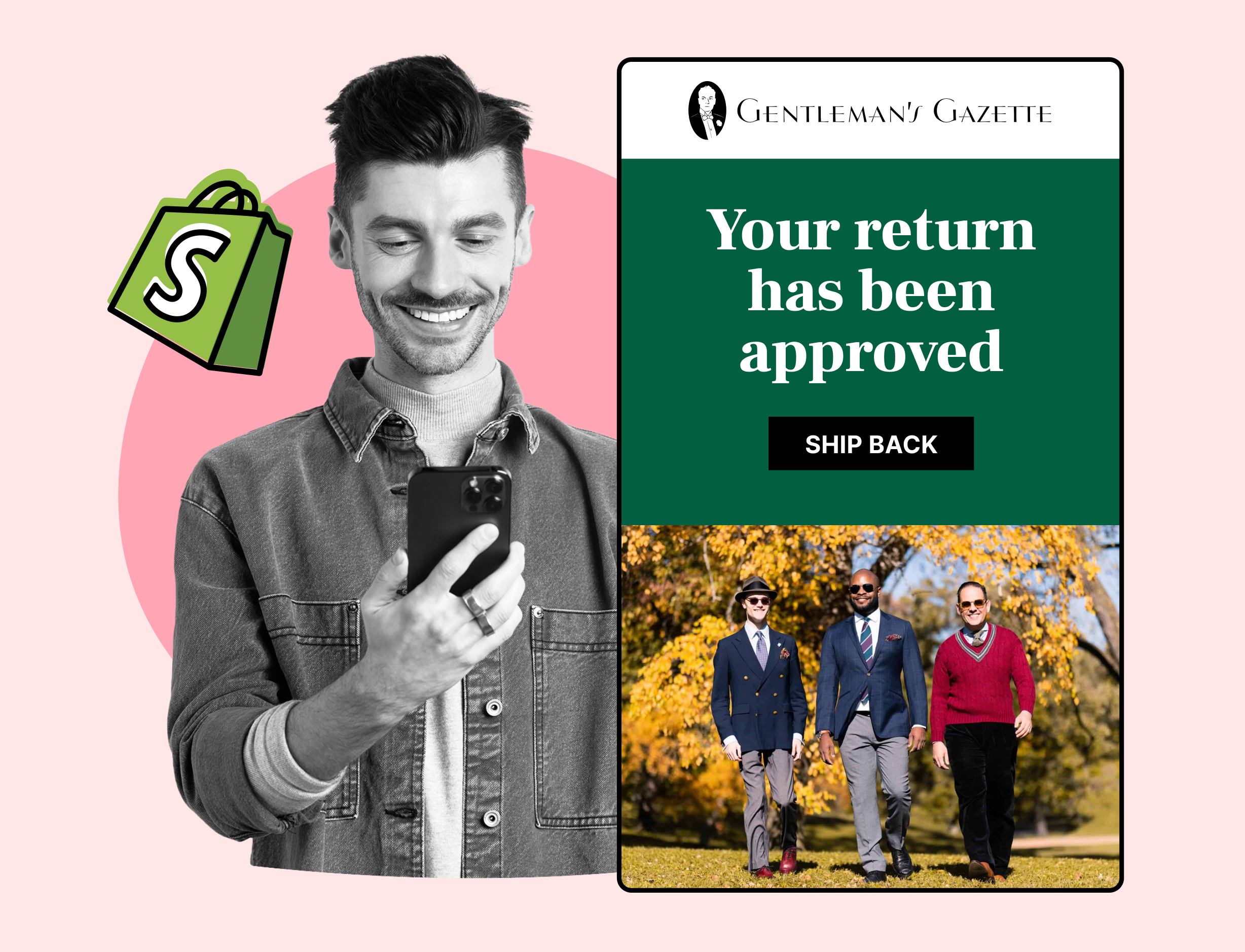 Gentlemans Gazette using WeSupply return notifications