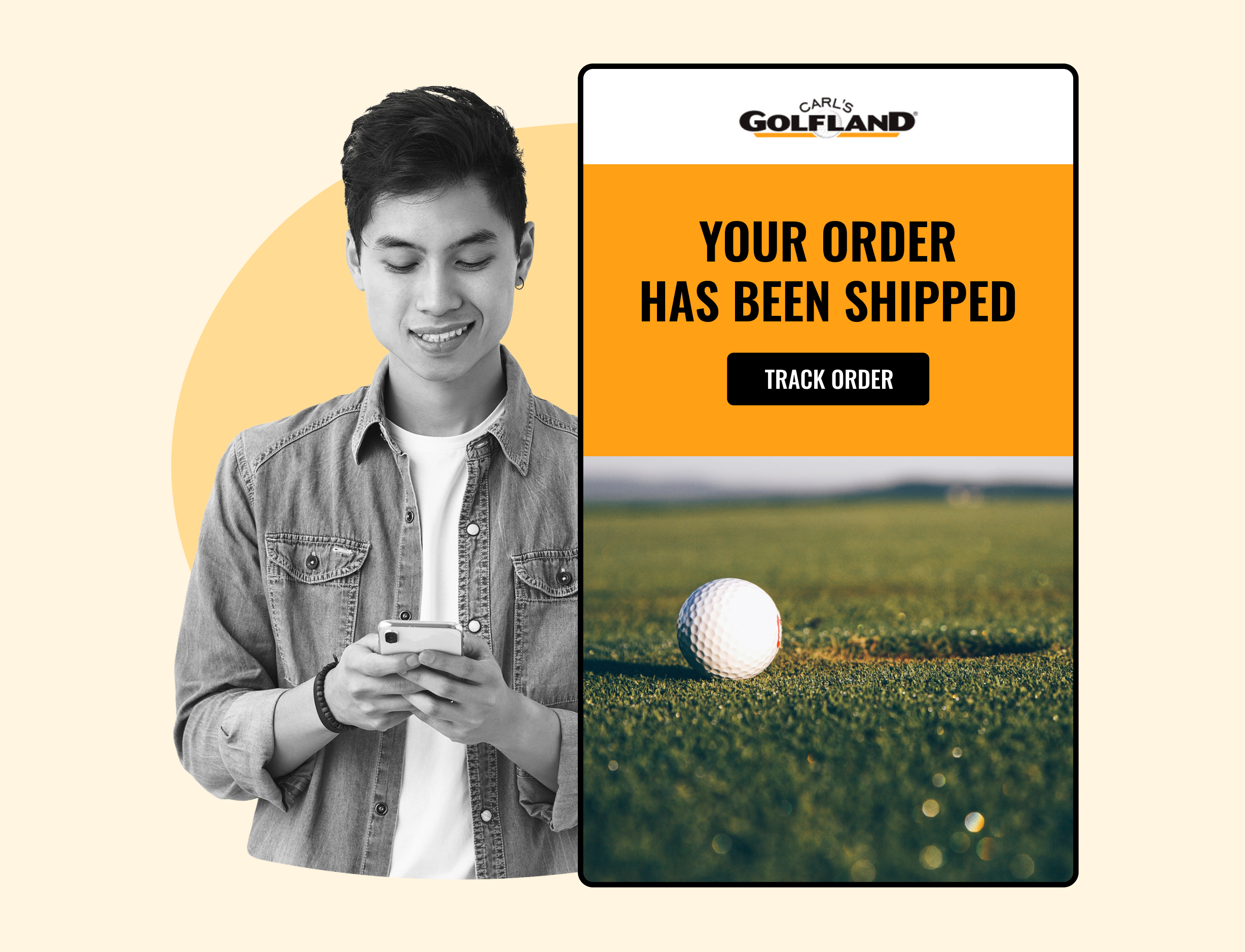 Carls Golfland using WeSupply shipping notifications