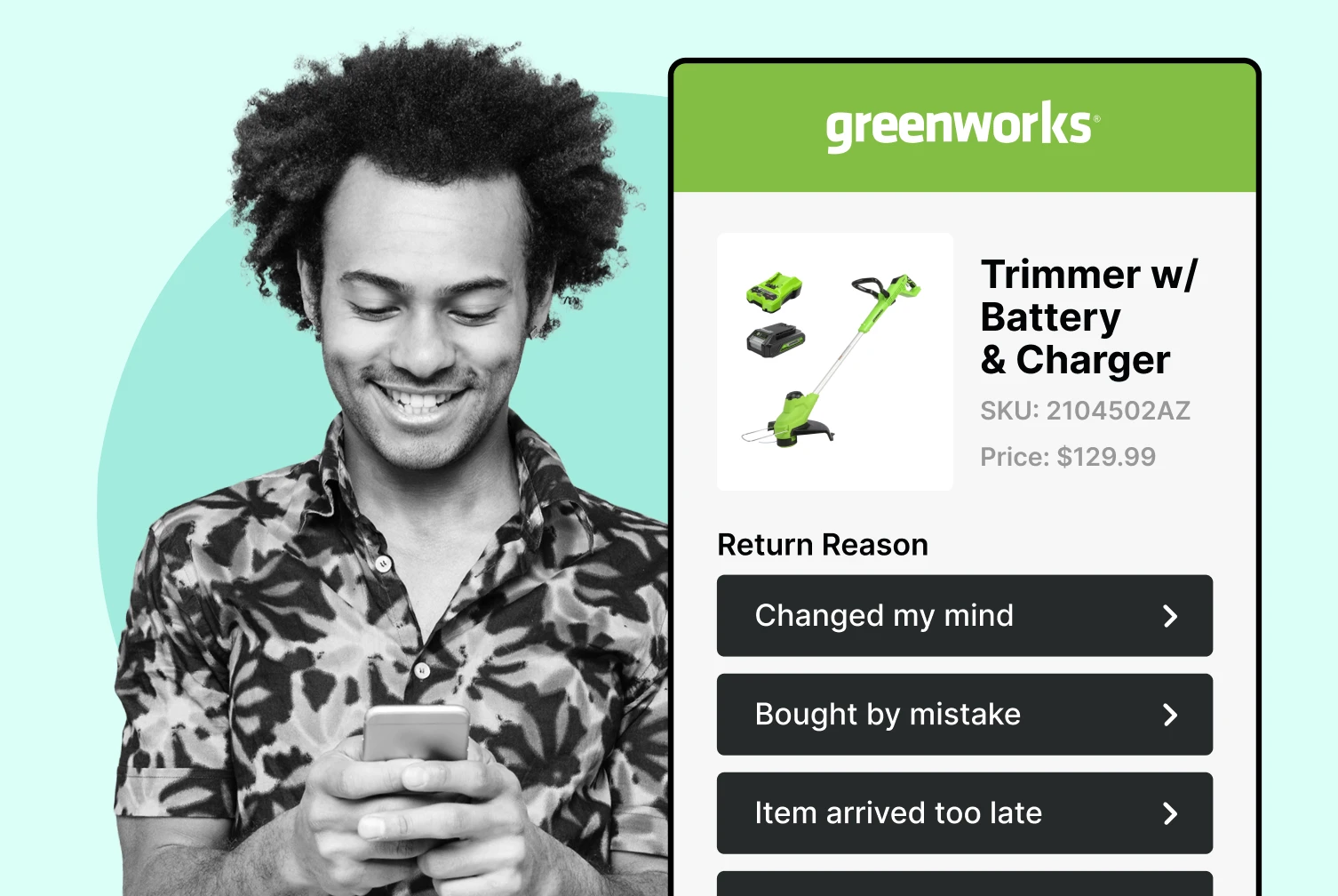greenworks using wesupply return flow