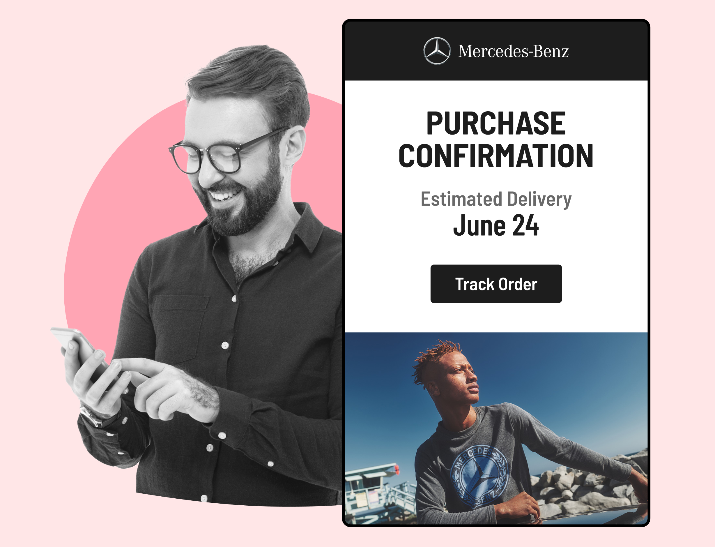 Mercedes using WeSupply purchase notification