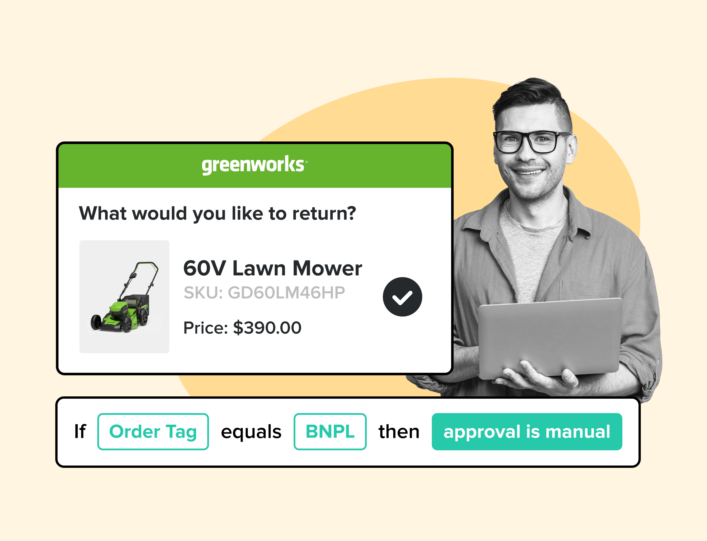 WeSupply return rules allowing to customize policies for buy now pay later purchases