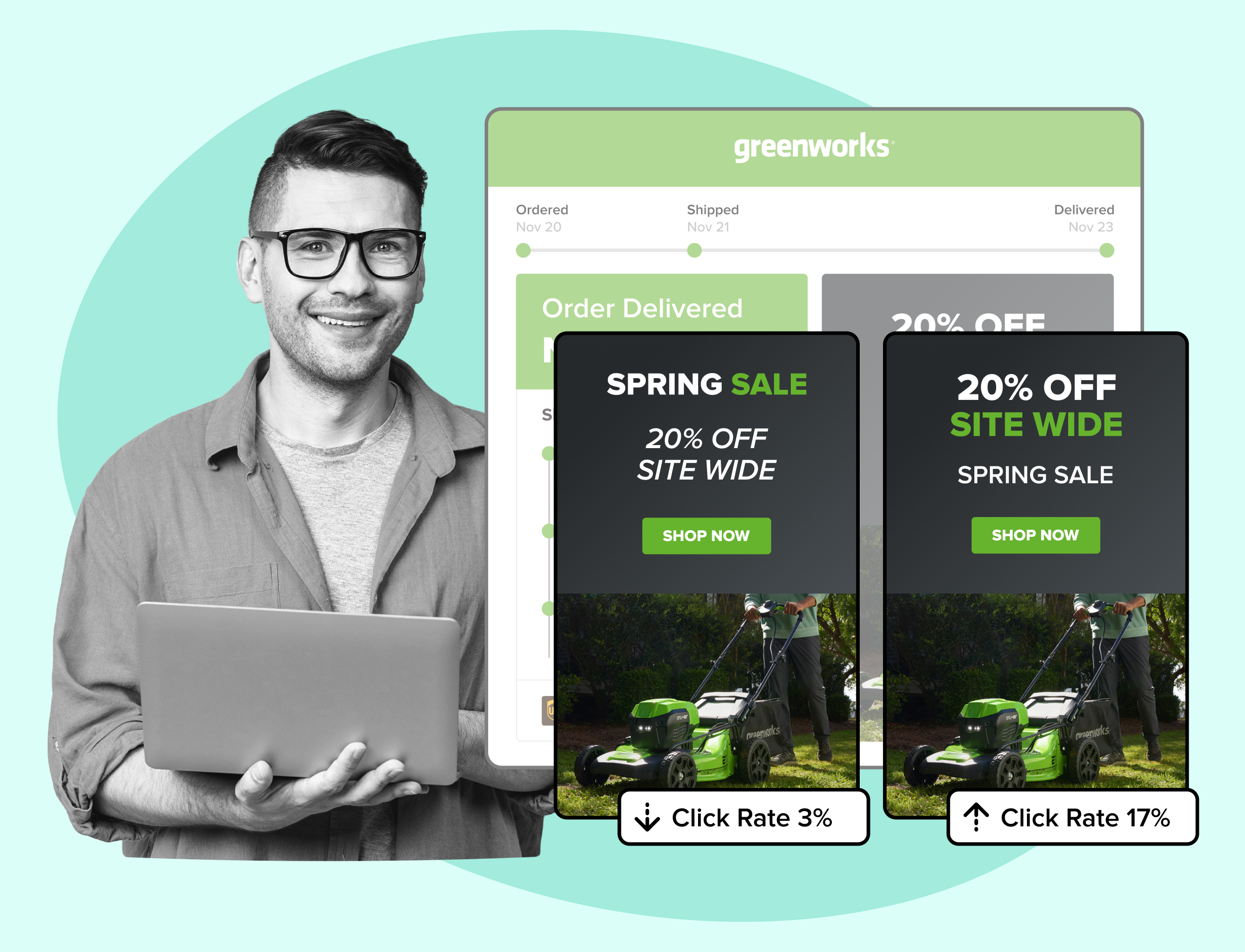 WeSupply branded order tracking page banners