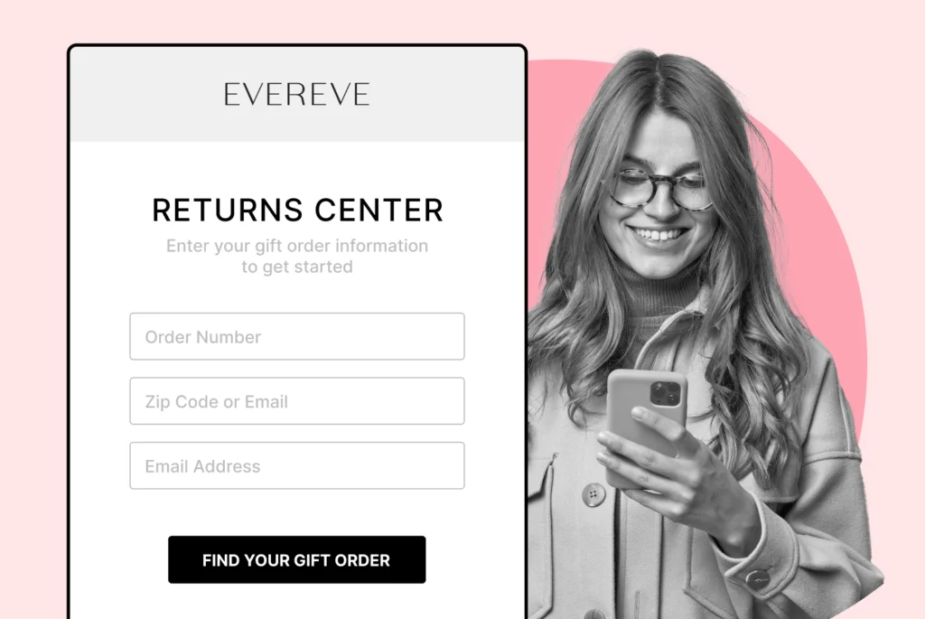 evereve using WeSupply gift returns