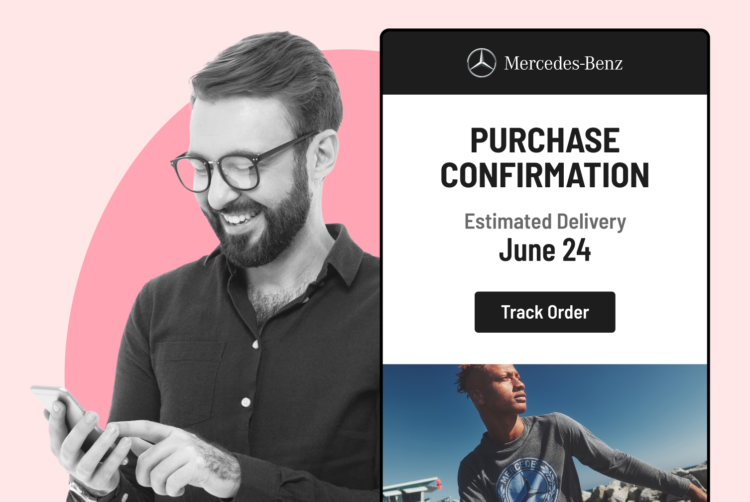 Mercedes using WeSupply purchase notification