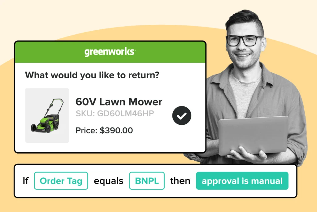 WeSupply return rules allowing to customize policies for buy now pay later purchases