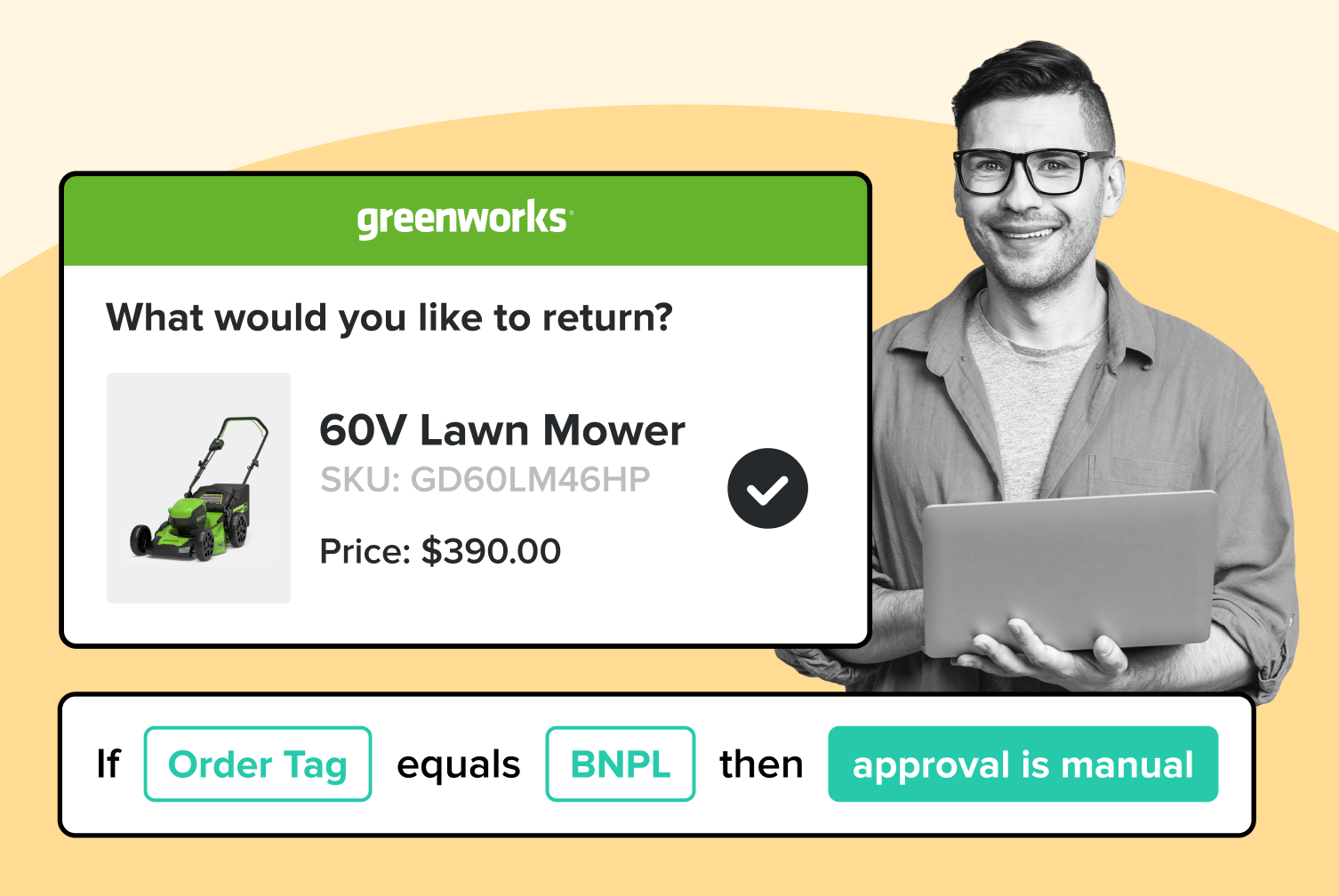 WeSupply return rules allowing to customize policies for buy now pay later purchases
