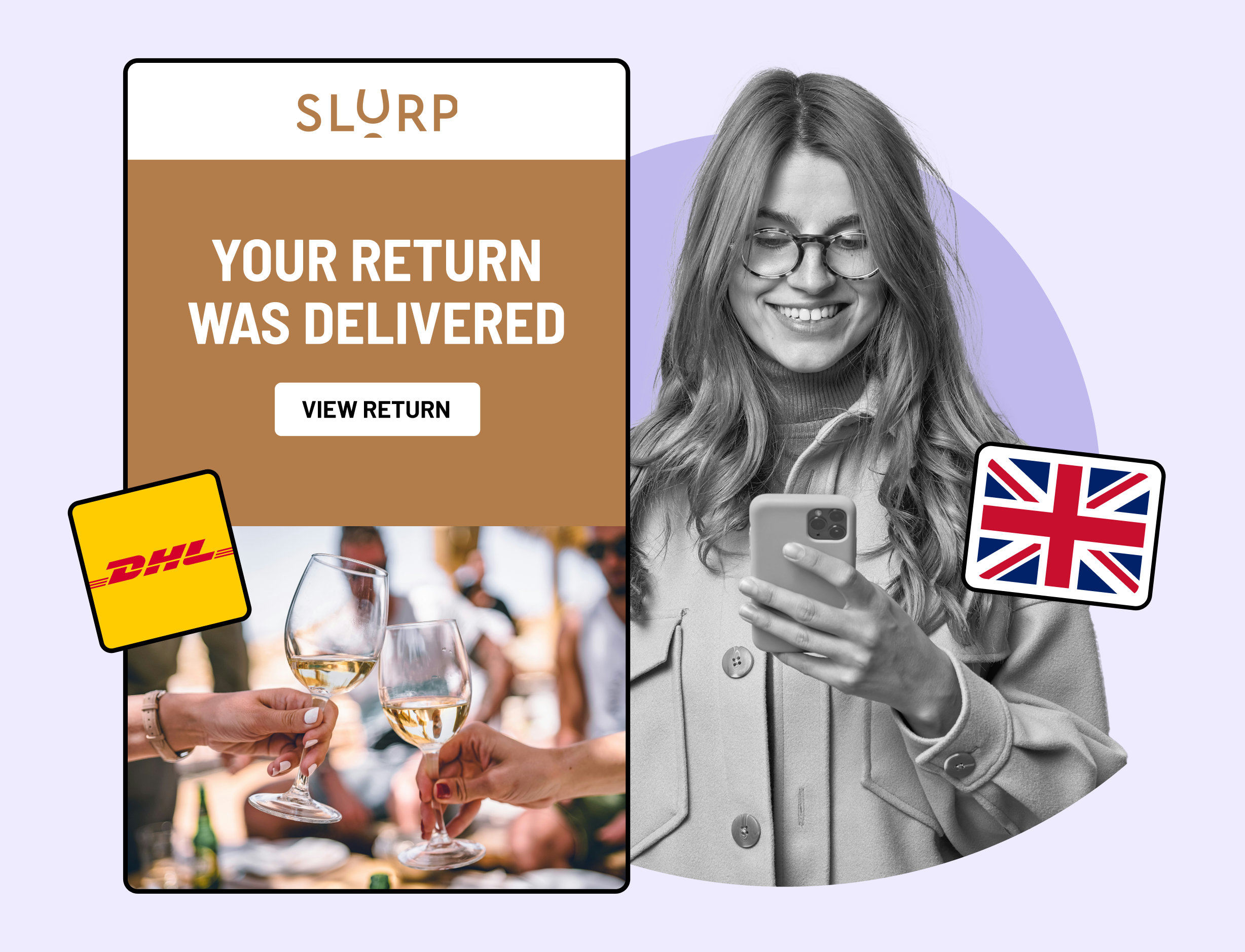 WeSuuply return notifications with DHL UK