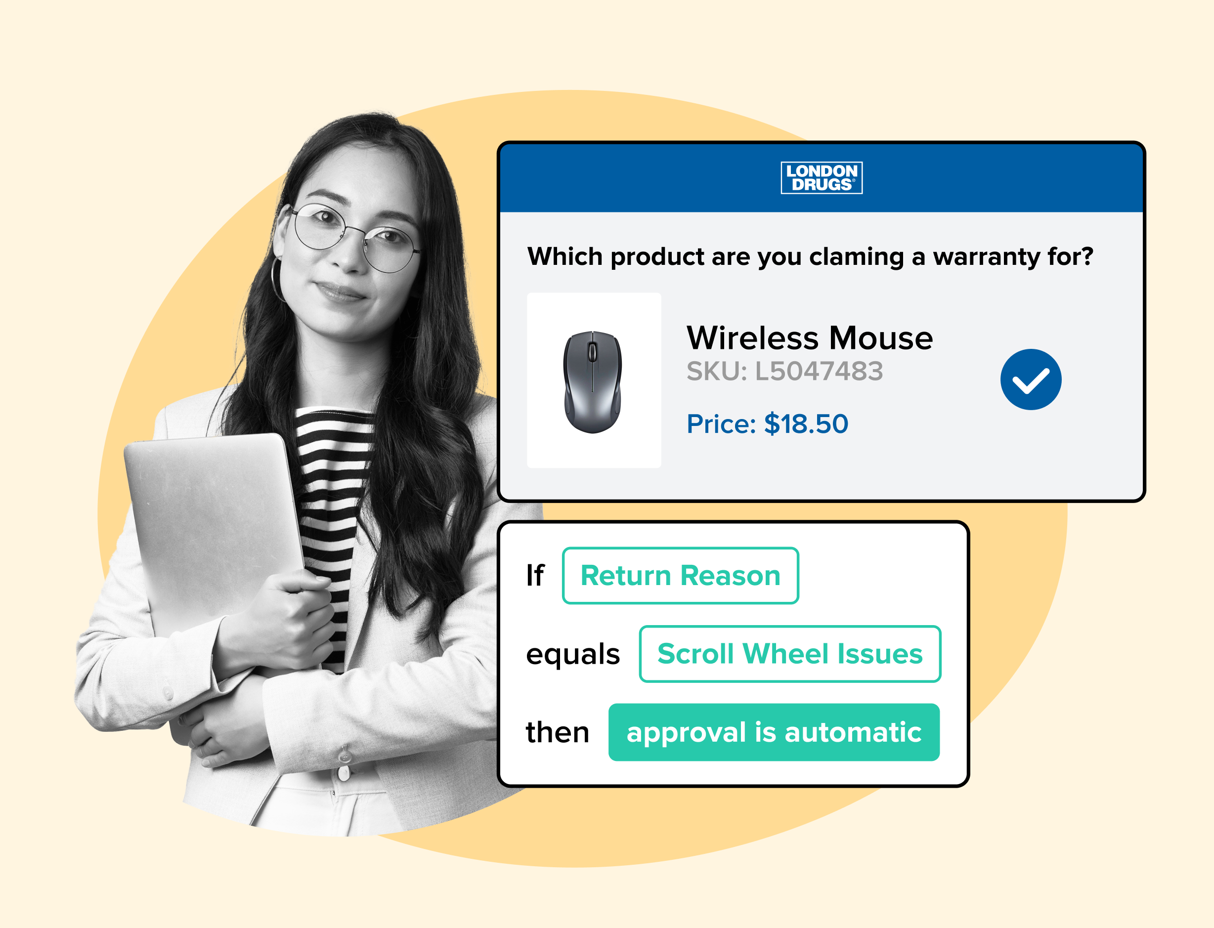 automated warranty claim processing by WeSupply