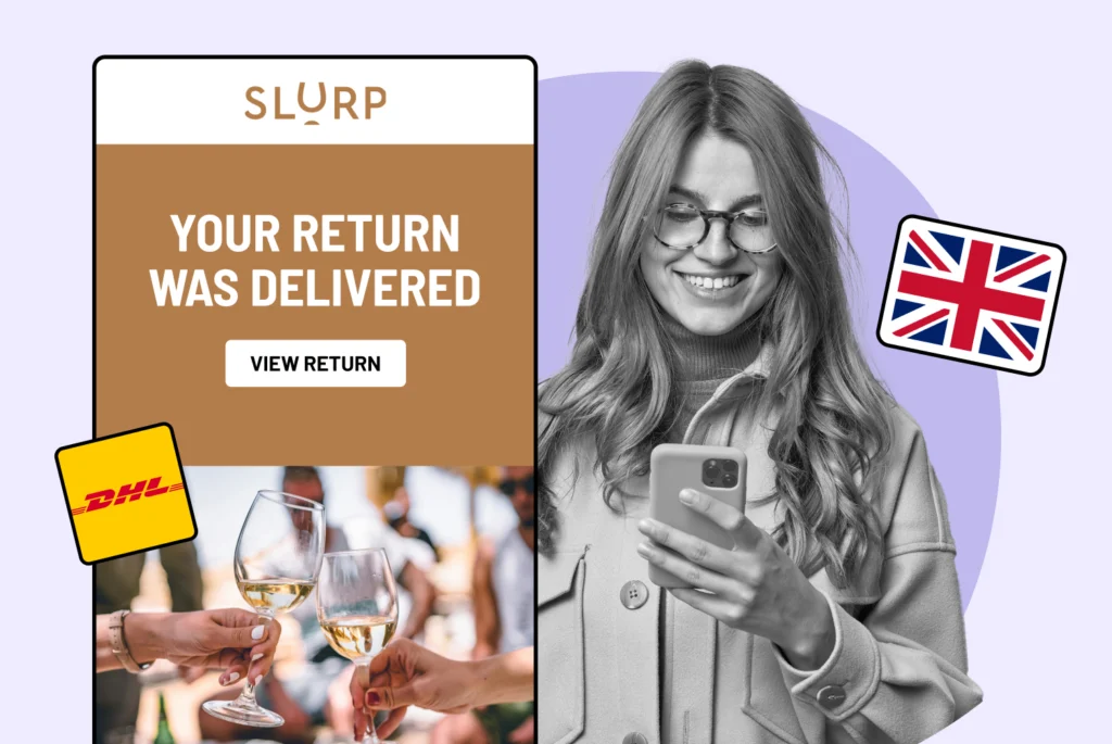 WeSuuply return notifications with DHL UK