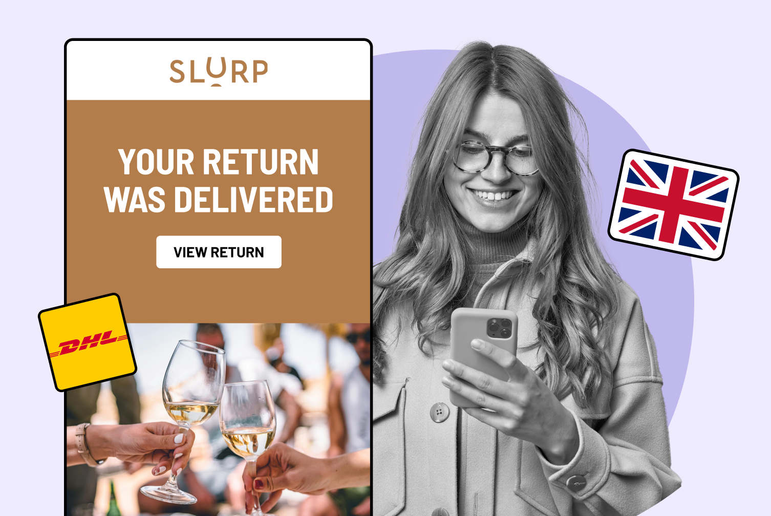 WeSuuply return notifications with DHL UK