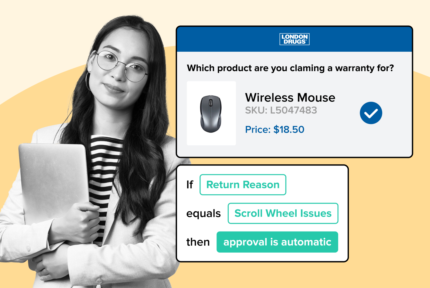 automated warranty claim processing by WeSupply