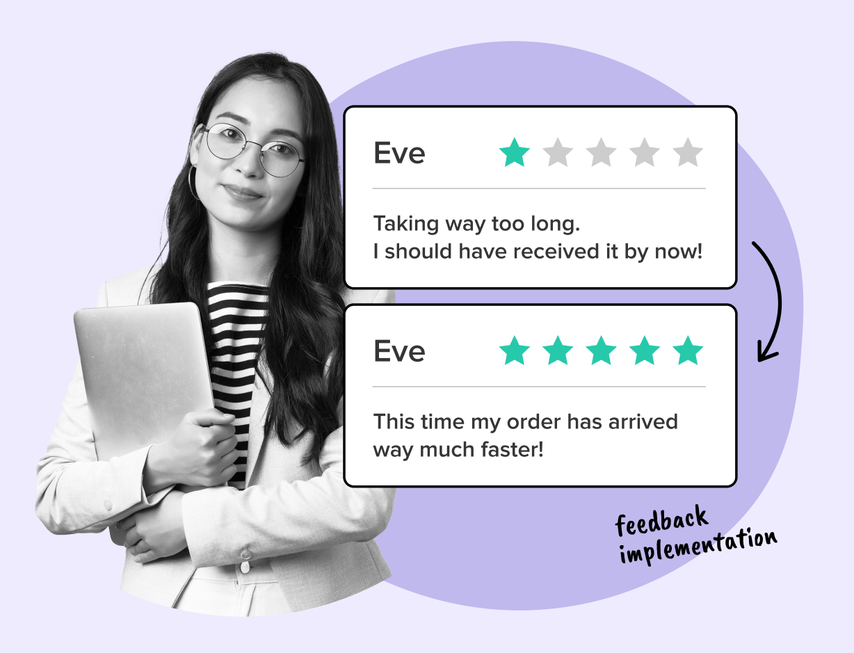 gathering feedback and improving the shipping after using WeSupply reviews