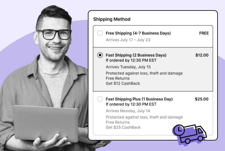 WeSupply shipping rates and insurance options at checkout