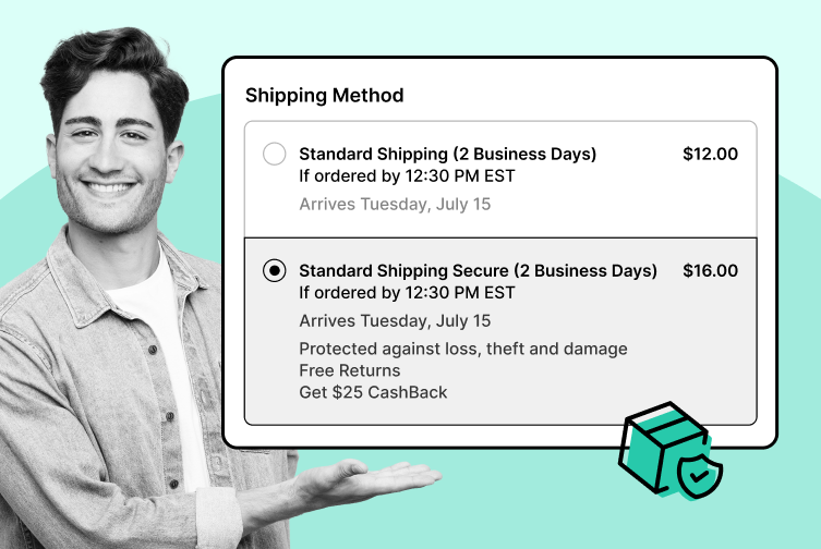 WeSupply shipping rates and insurance options at checkout