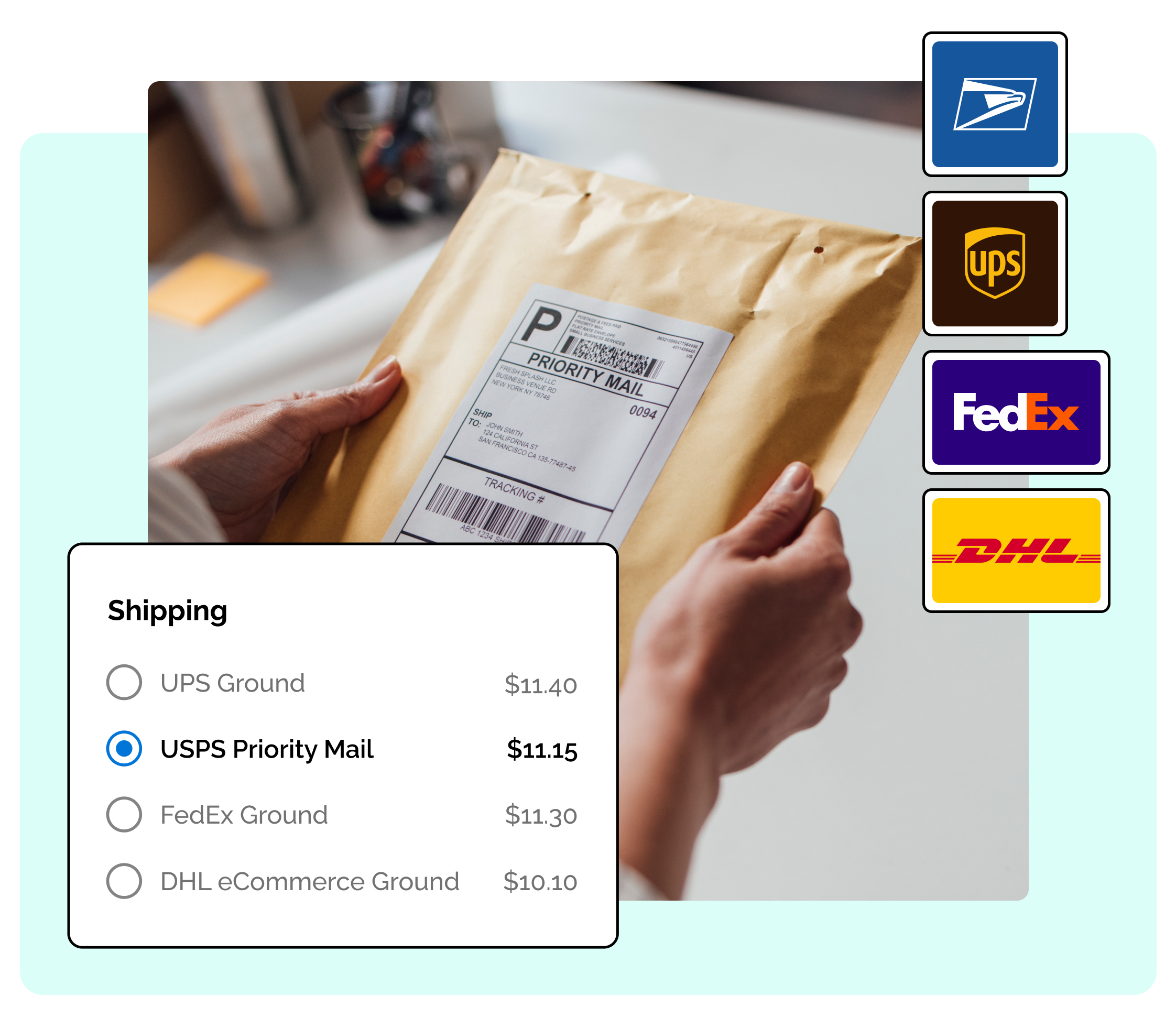 choosing carriers for WeSupply shipping label generation